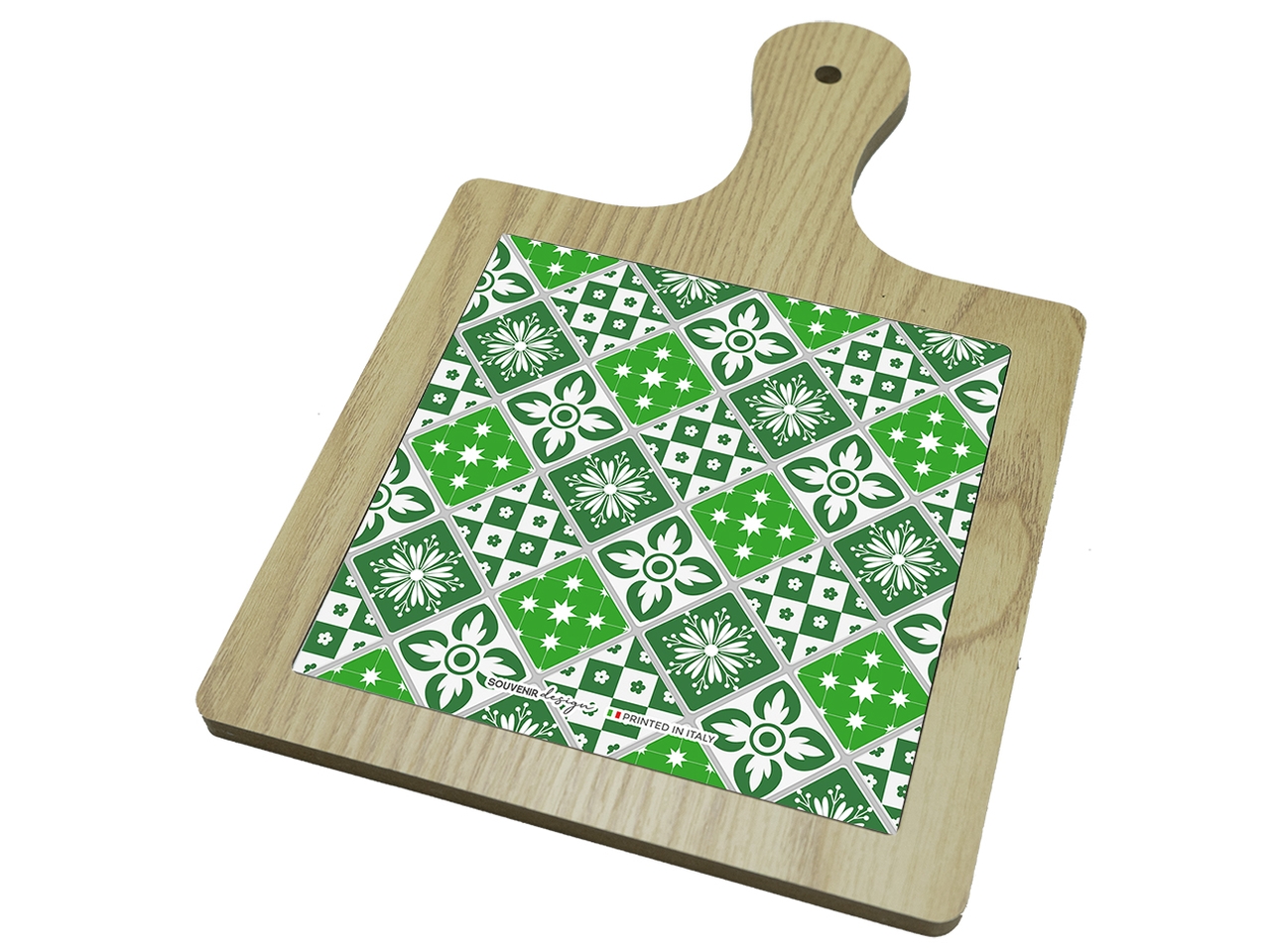 TAGLIERE QUADRATO 9,5X,9,5CM VERDE 22GENE E TAGLIERE QUADRATO 9,5X,9,5CM VERDE 22GENE E