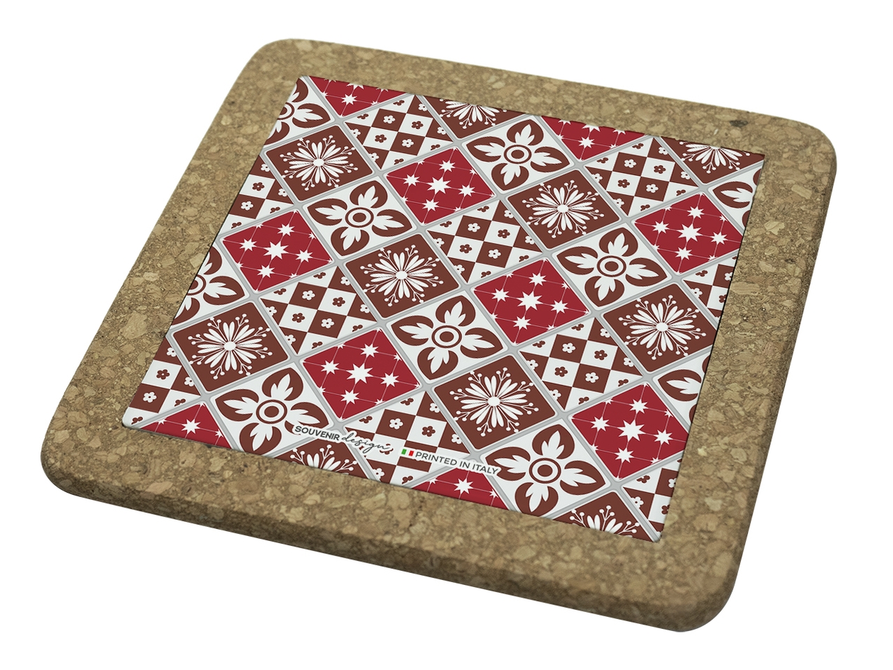 TAGLIERE QUADR.C/SUGHERO 15X15CM BORDEAUX 21GENE D TAGLIERE QUADR.C/SUGHERO 15X15CM BORDEAUX 21GENE D