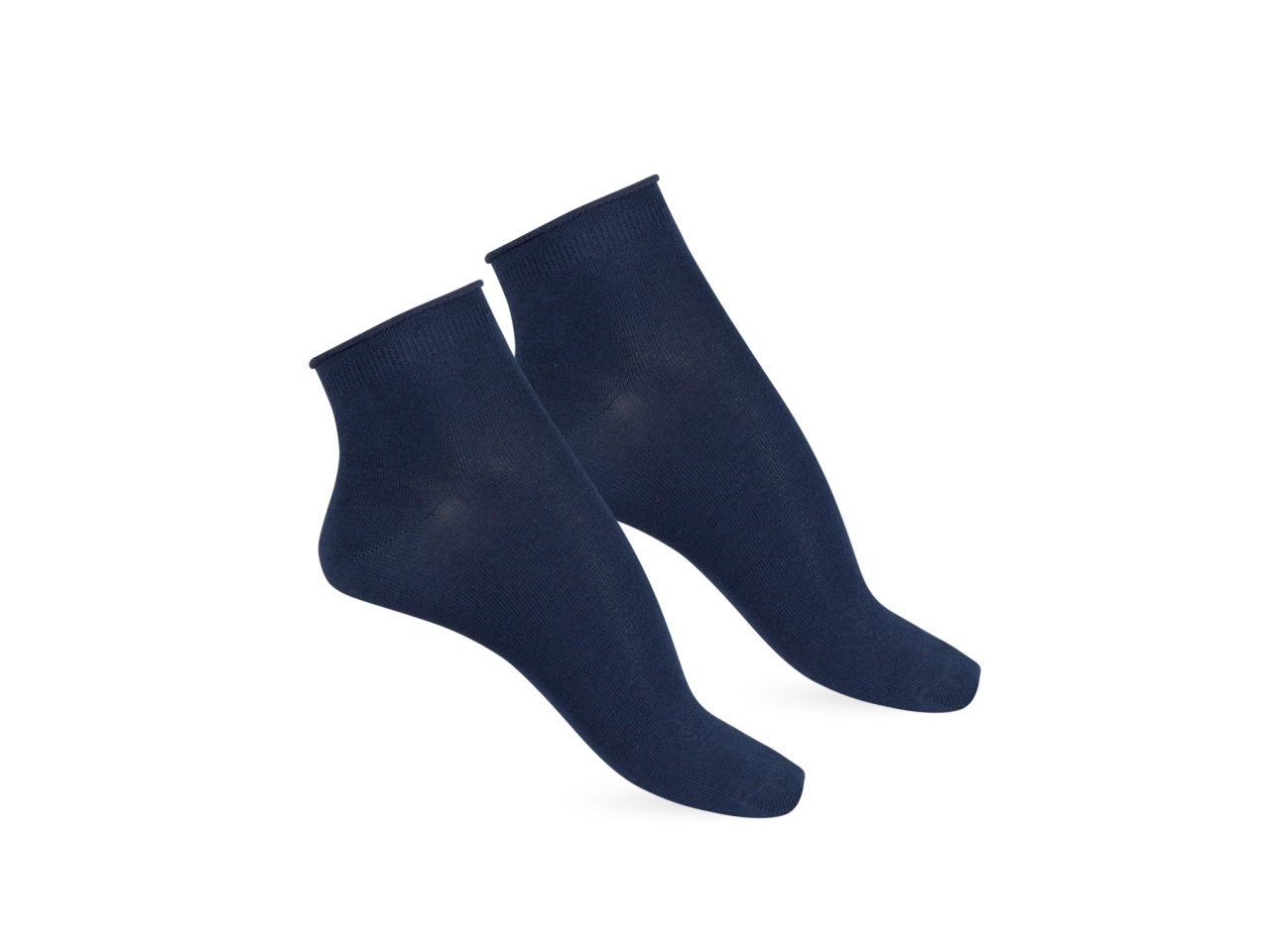 MINICALZA DONNA COTONE MT720 blu notte 36/38