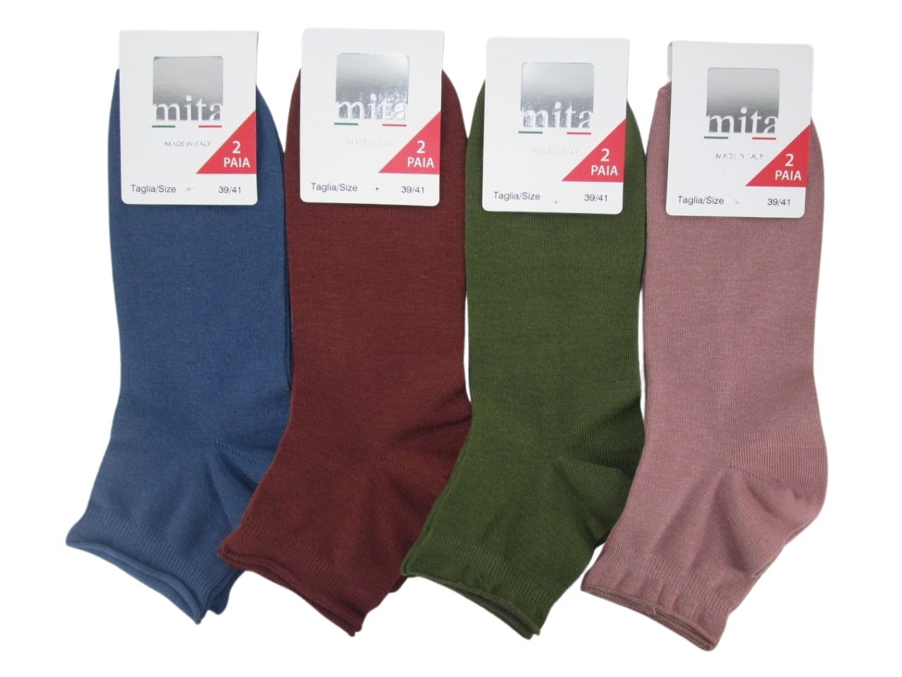 MINICALZA DONNA COTONE MT721 ASSORTIT 36/38