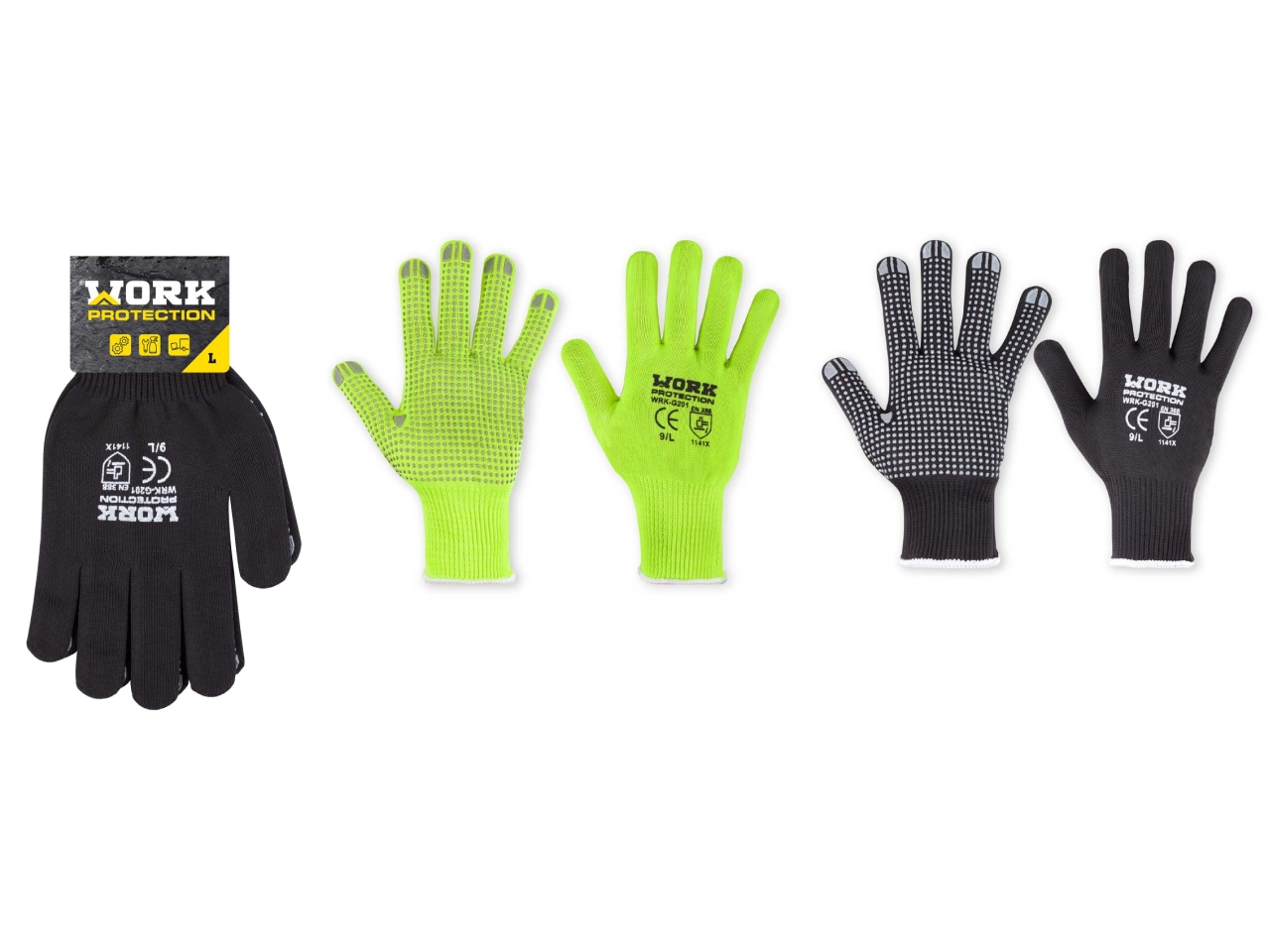 GUANTO LAVORO POLIES.NYL PALMO PVC WRK-G201 ASS.XL GUANTO LAVORO POLIES.NYL PALMO PVC WRK-G201 ASS.XL