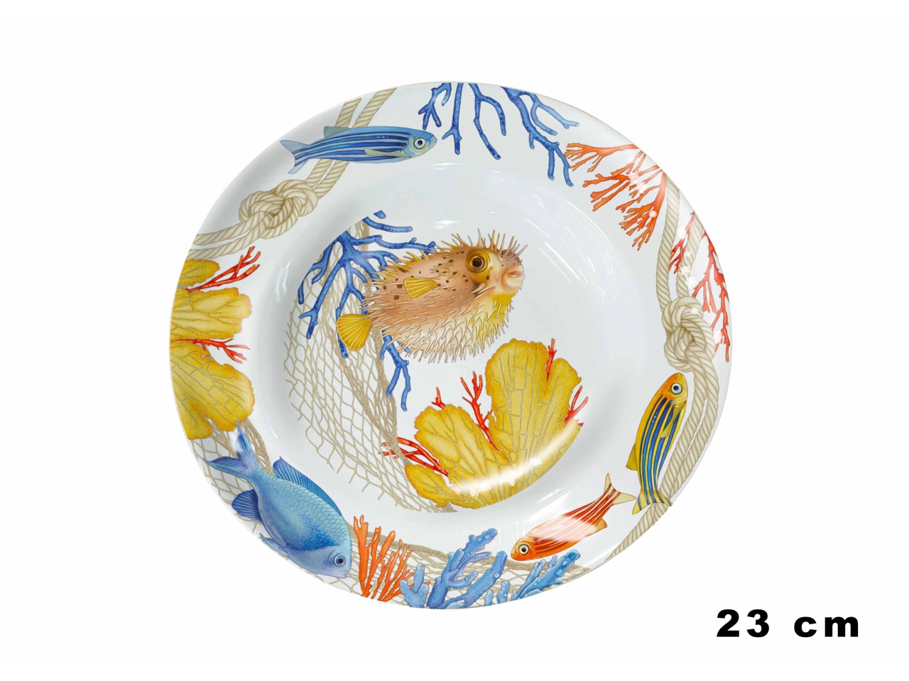 NODI PIATTO FONDO MELAMINA 23CM ME-1645-1452