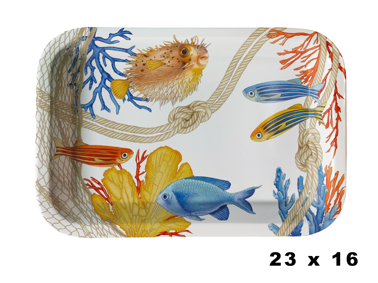 NODI VASSOIETTO MELAMINA 23X16X2CM ME-1645-1476