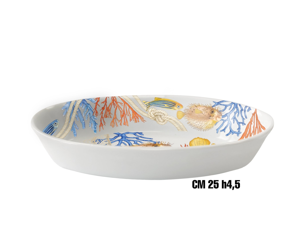 NODI VASSOIO OVALE FONDO 25XH.4,5CM ME-1645-1480