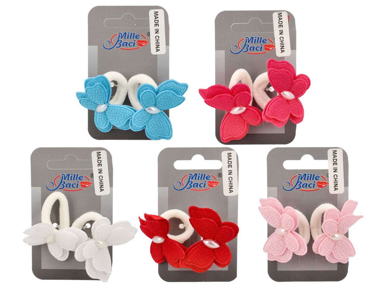 CODINI CON FARFALLA CARD 2PZ DA-694CO/CD