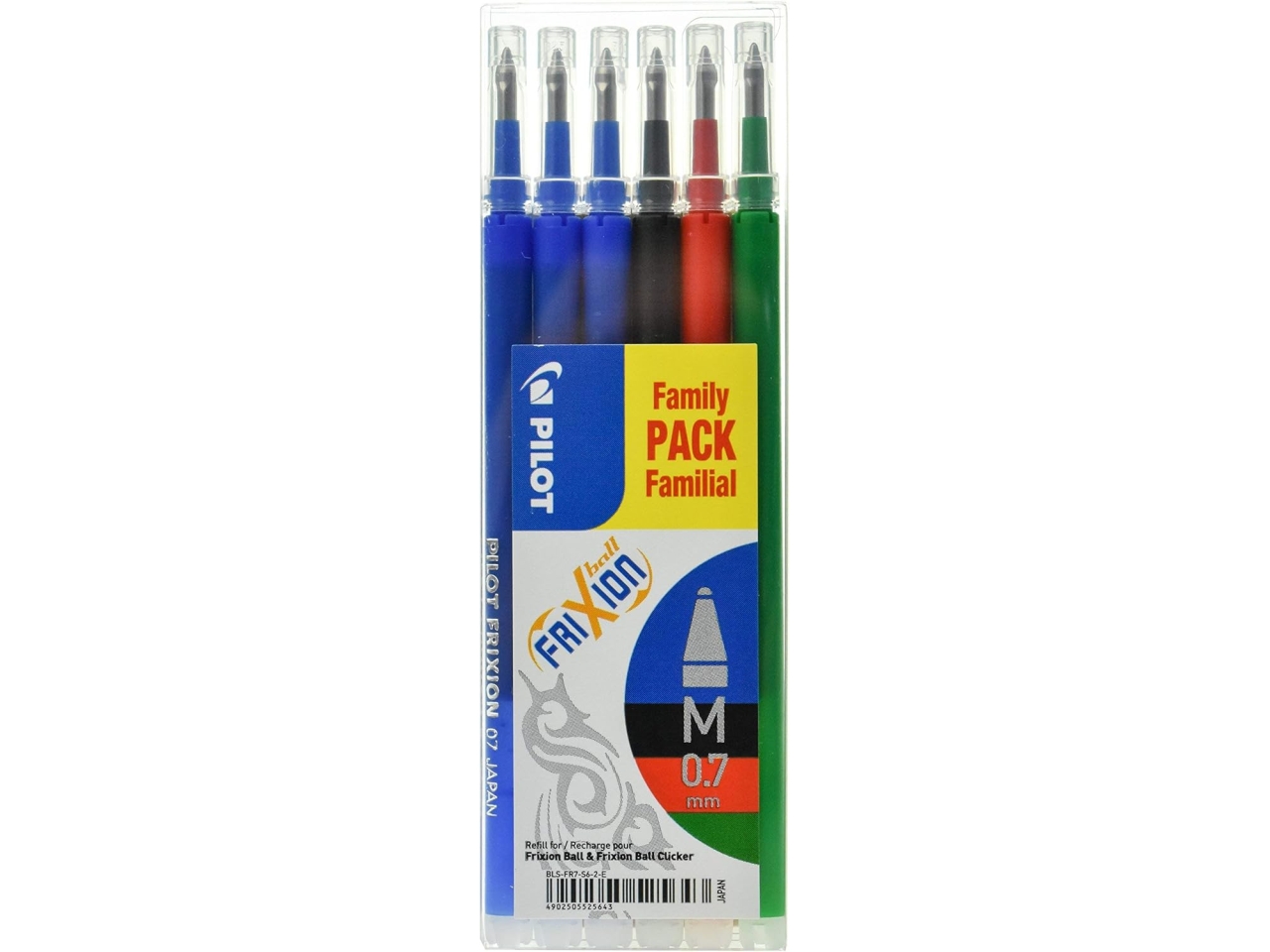 REFILL FRIXION 6PZ ASSORTITI 006649