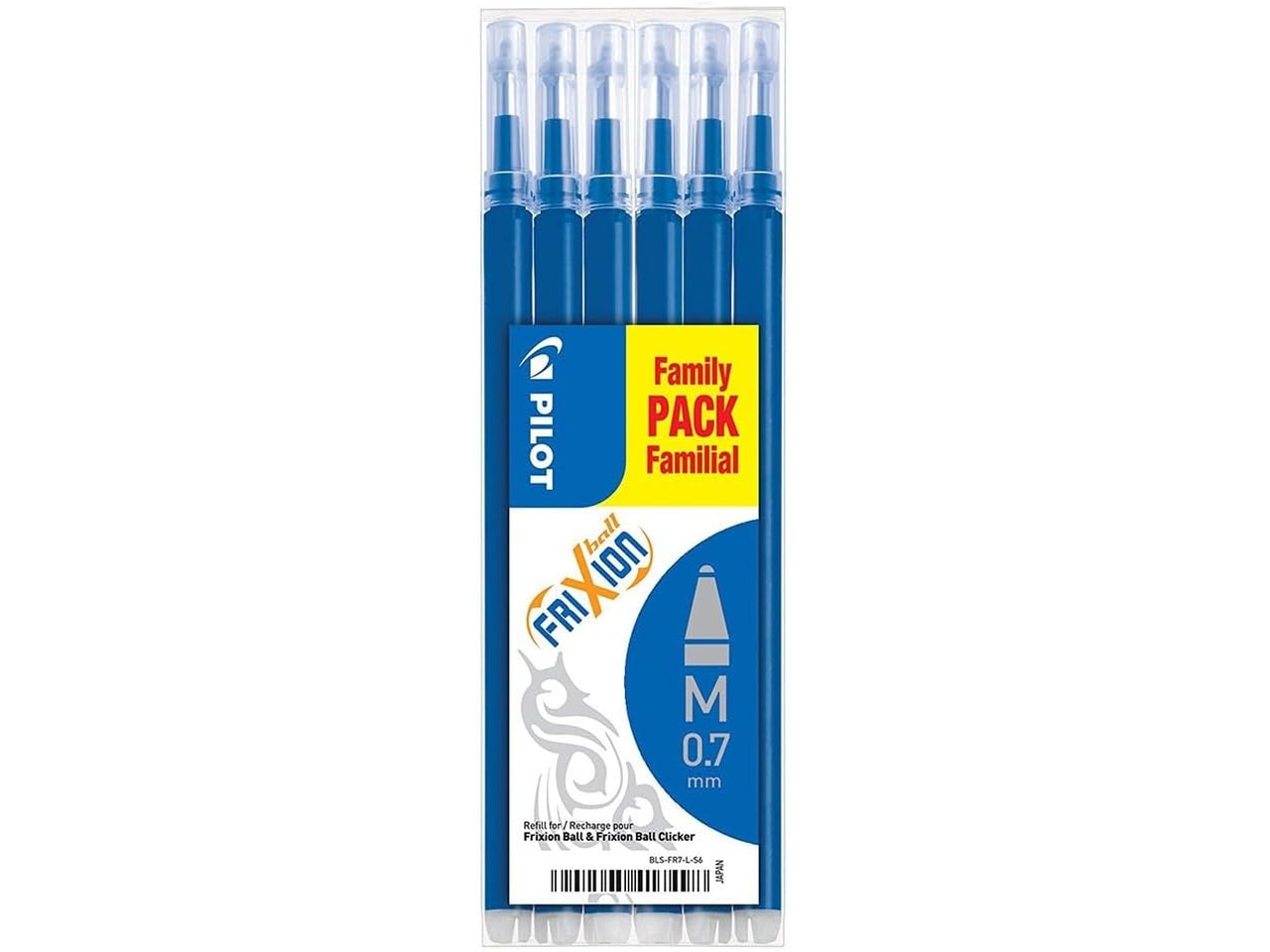 REFILL FRIXION 6PZ BLU 006643