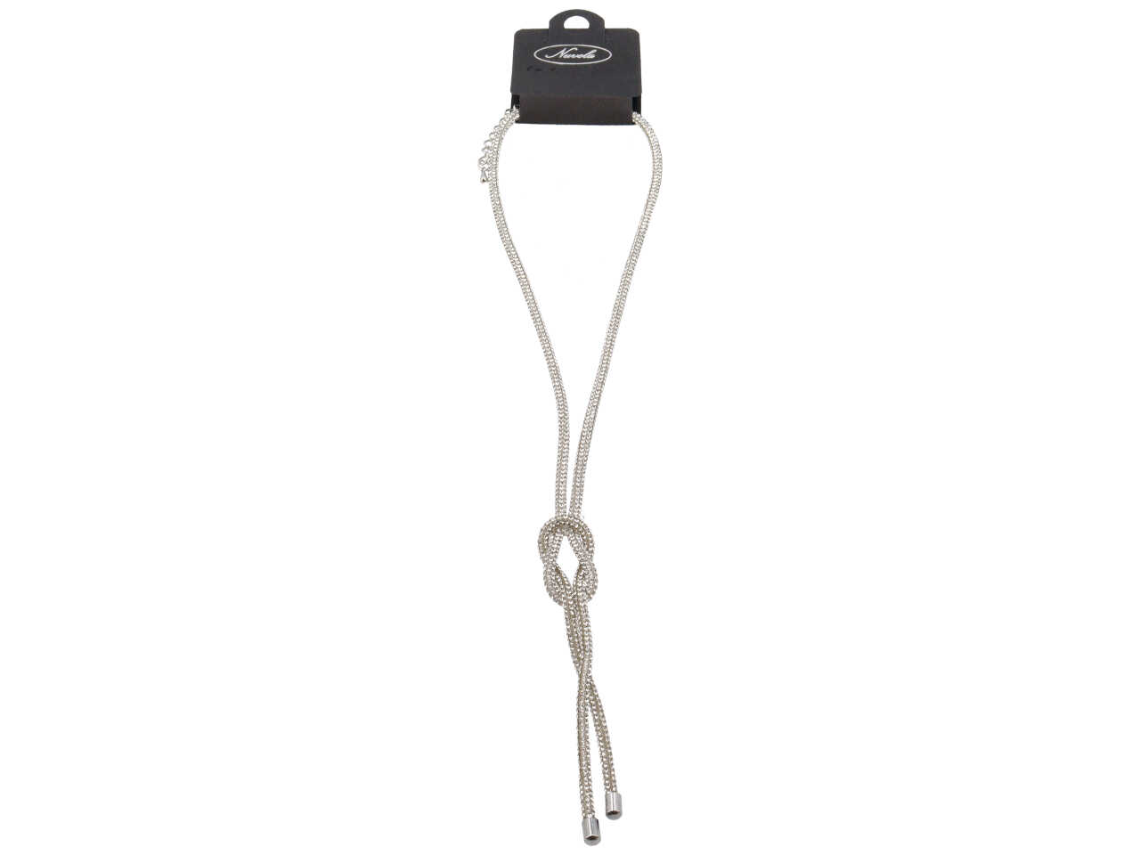 COLLANA LACCIO STRASS CON NODO CRYSTAL FYN110C