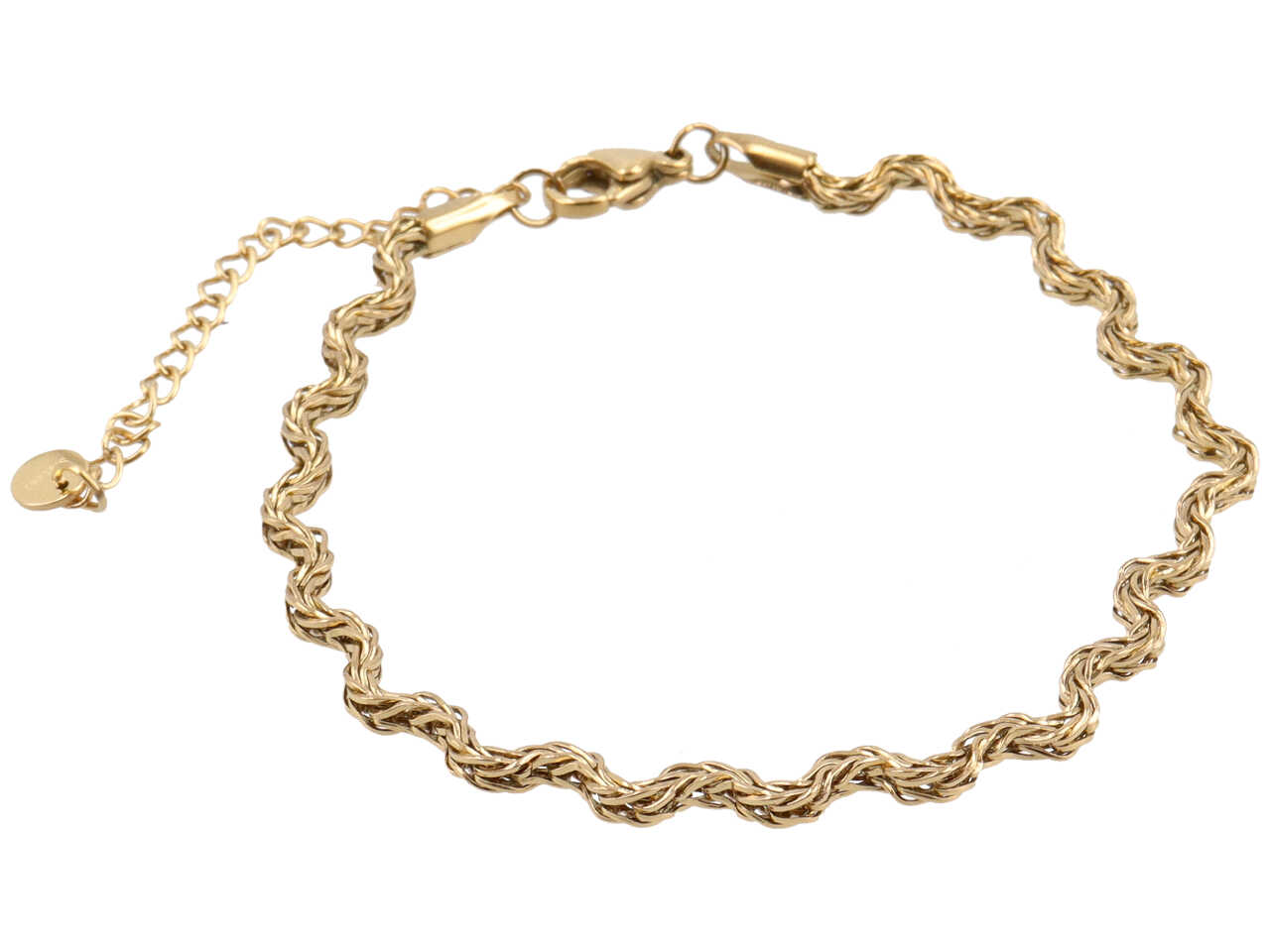 BRACCIALETTO SNAKE ONDE ORO NJB302G