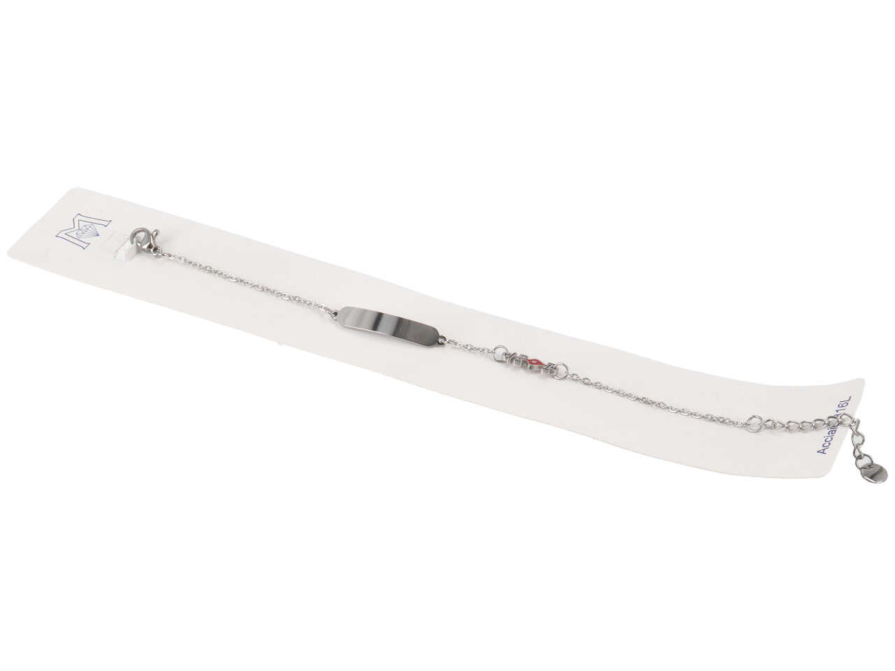 BRACCIALE ACCIAIO PIASTRA E AUTO FORMULA1 ACBR2081