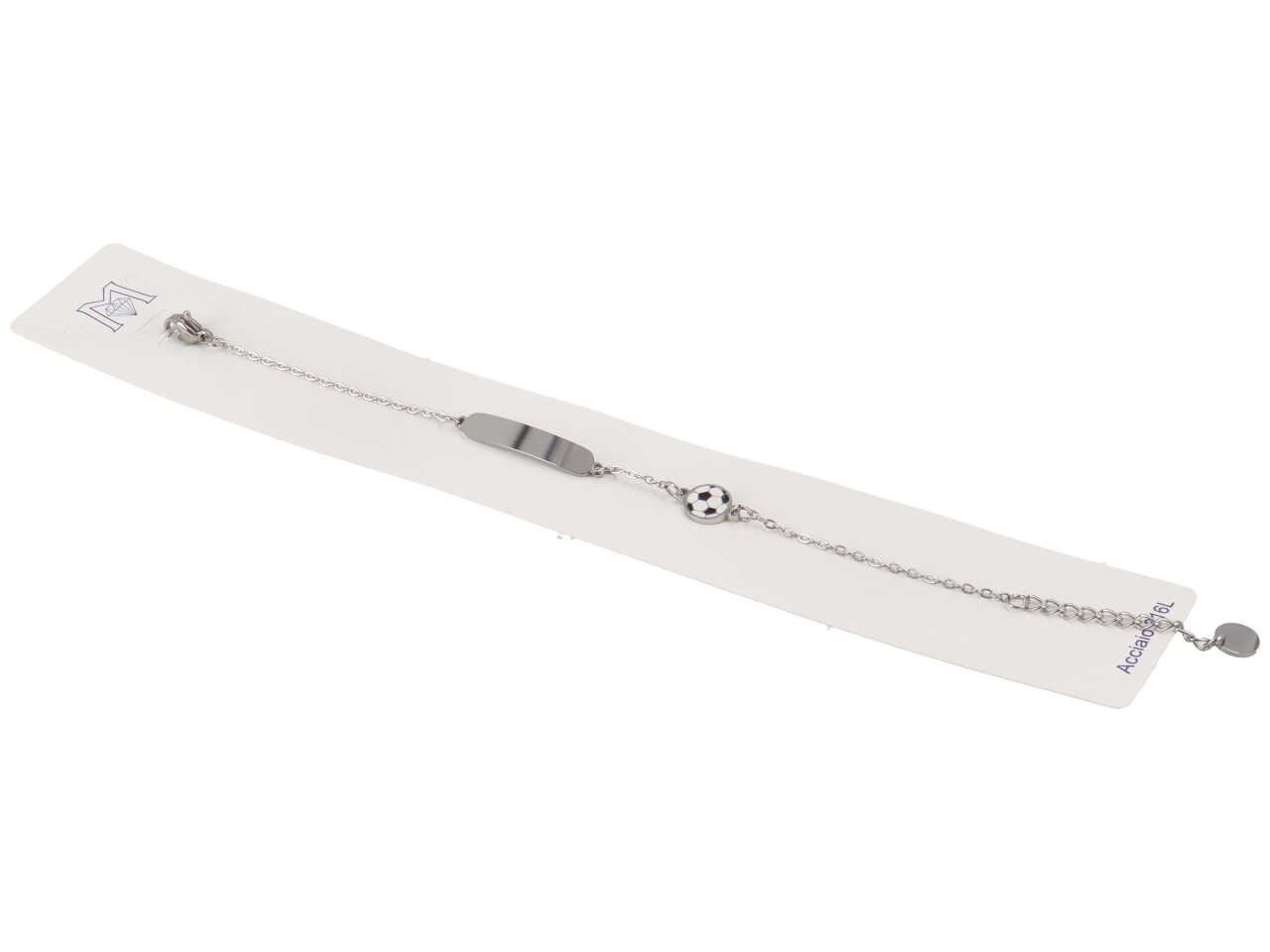 BRACCIALE ACCIAIO PALLONE JUVENTUS ACBR2015