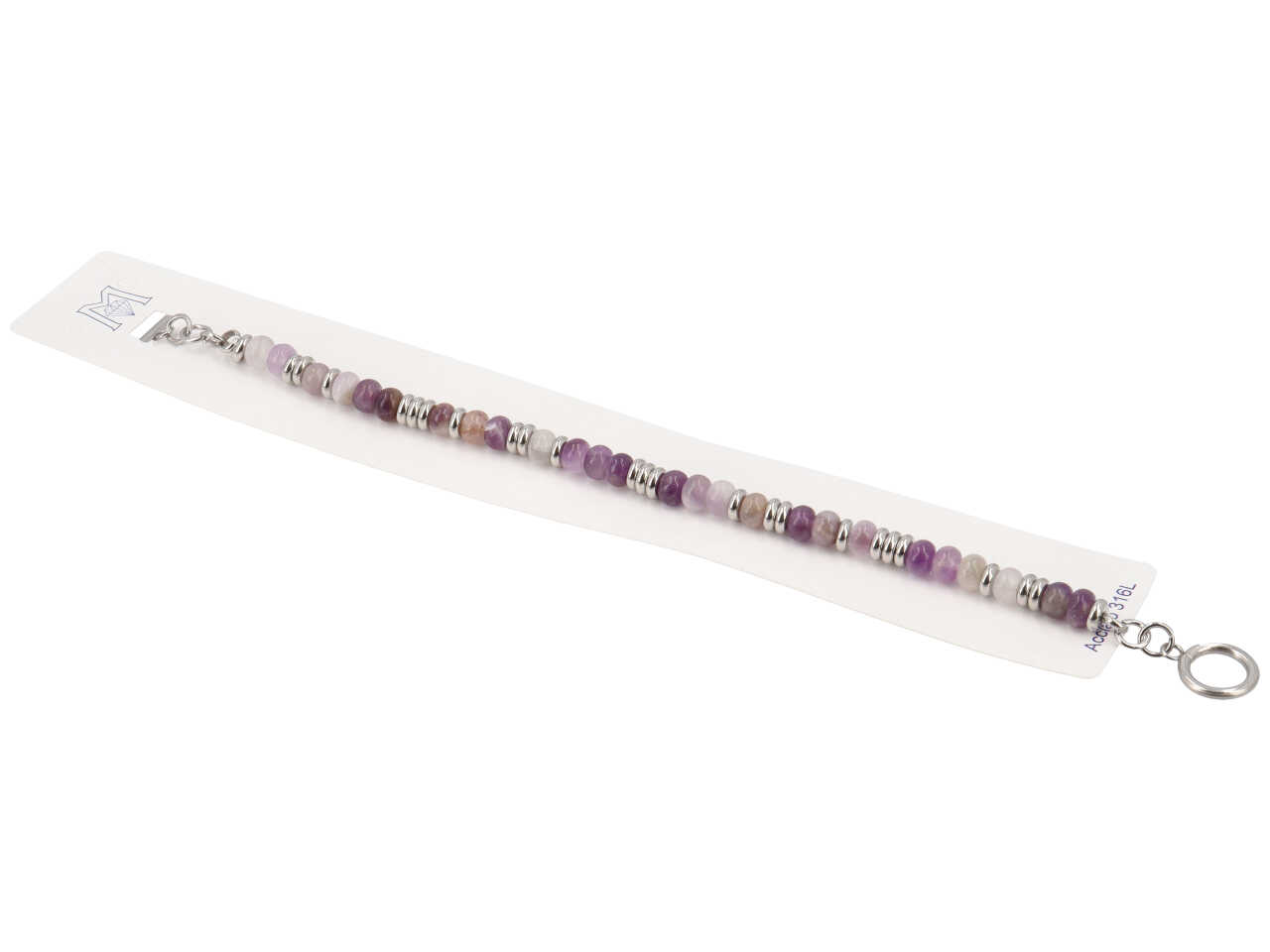 BRACCIALE PIETRE AVVENTURINA LAVANDA ACBR2050