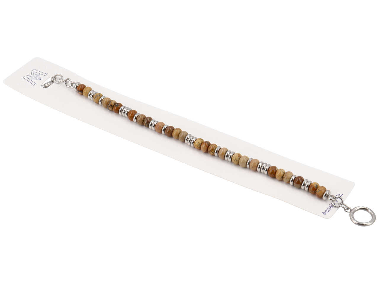BRACCIALE PIETRE AVVENTURINA BEIGE ACBR2052