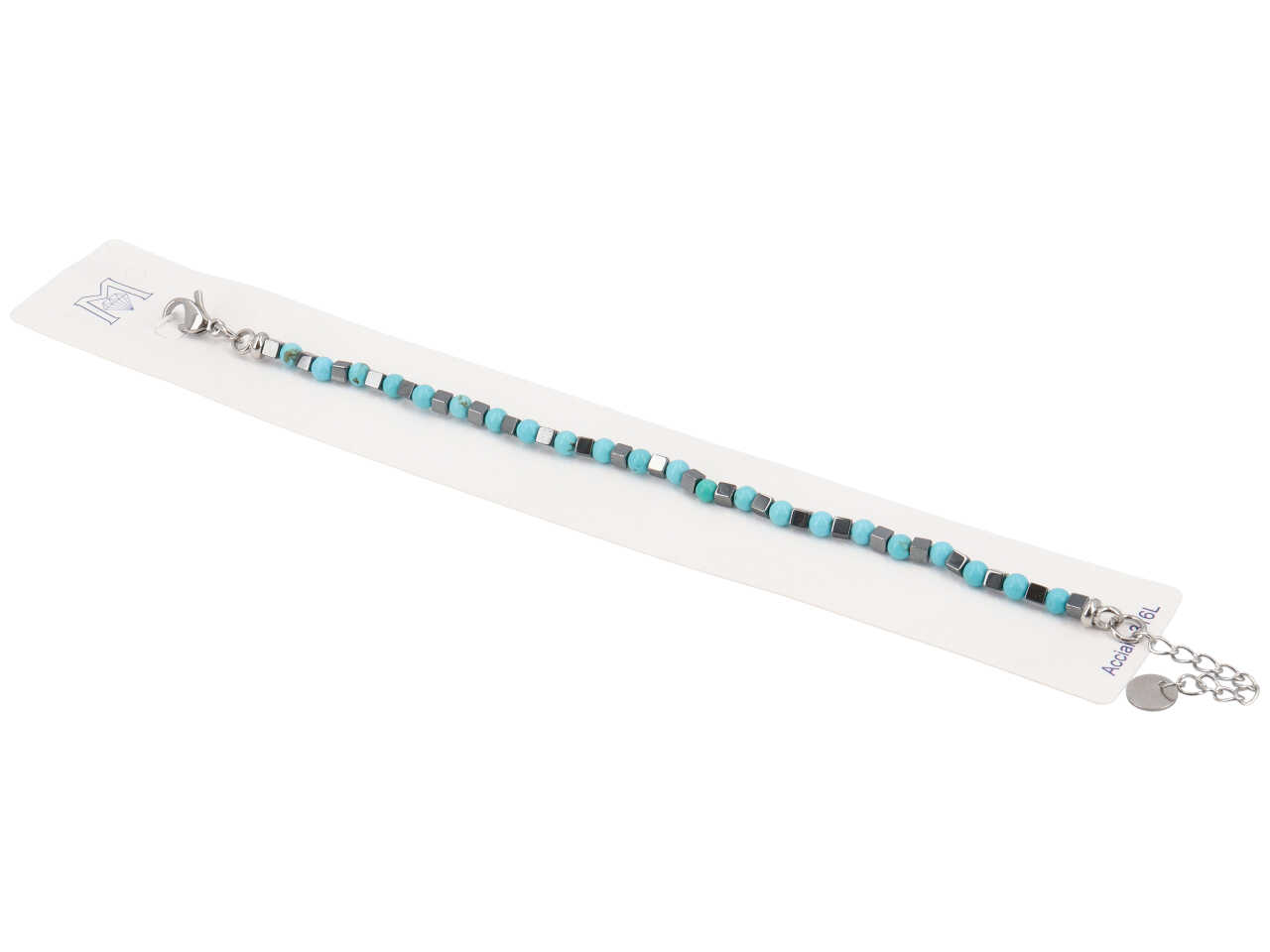 BRACCIALE CON PIETRE TURCHESE ACBR2113