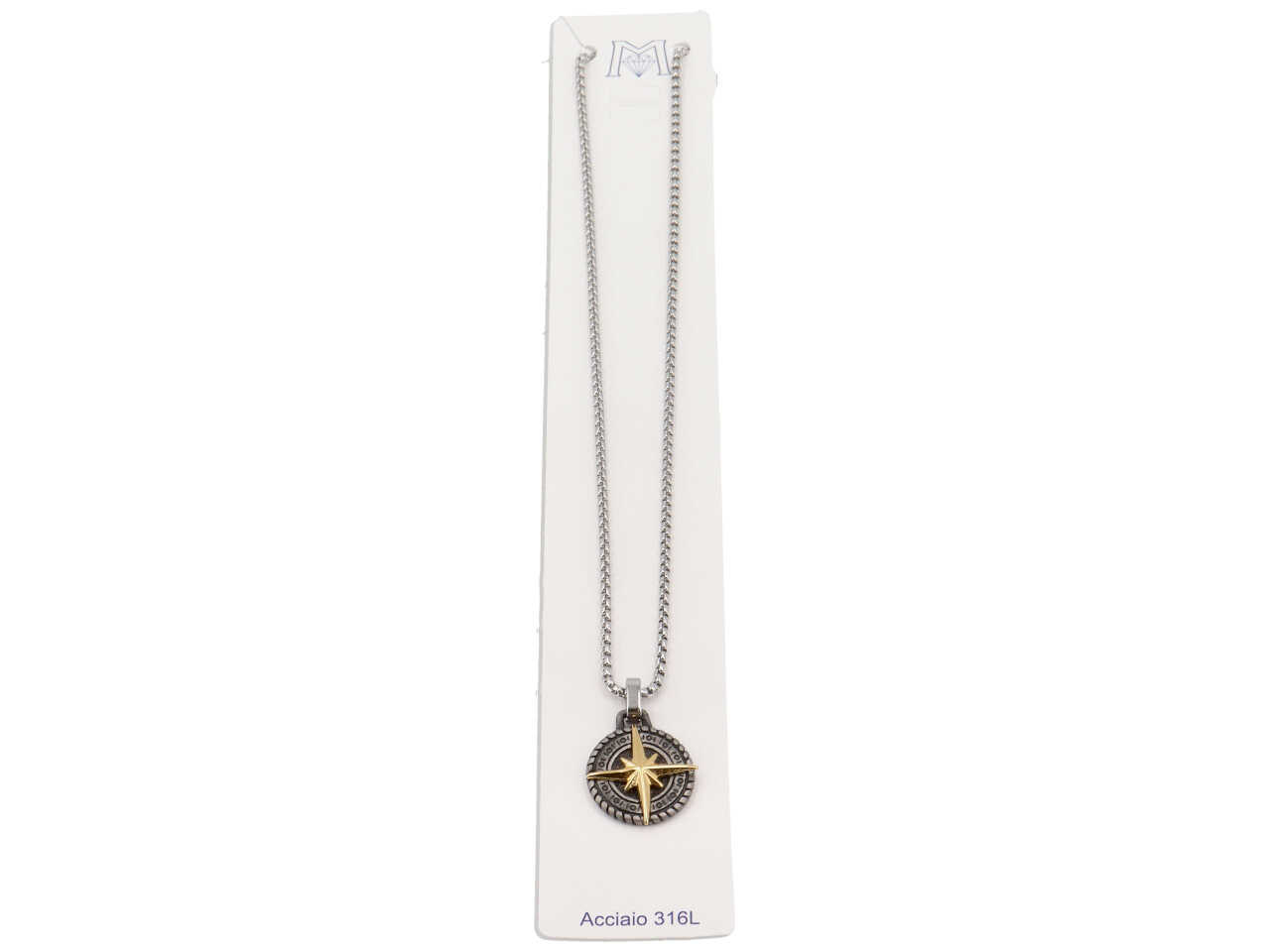 COLLANA PEND.ROSA D.VENTI BRUNITA DORATA ACCL9065