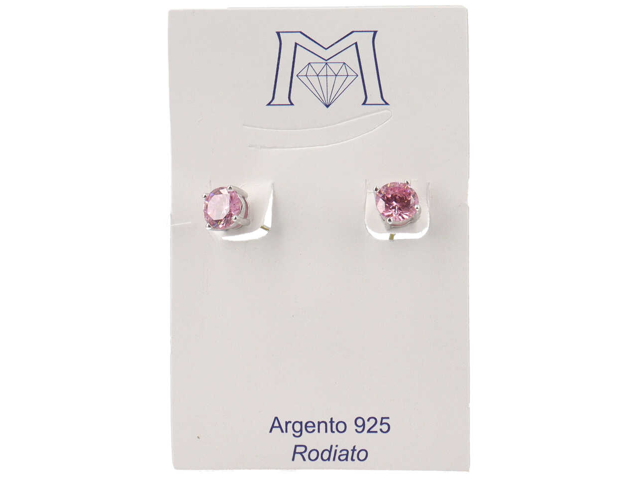 ORECCHINI P LUCE 6,5MM 4 PUNTE ROSA OR1713I