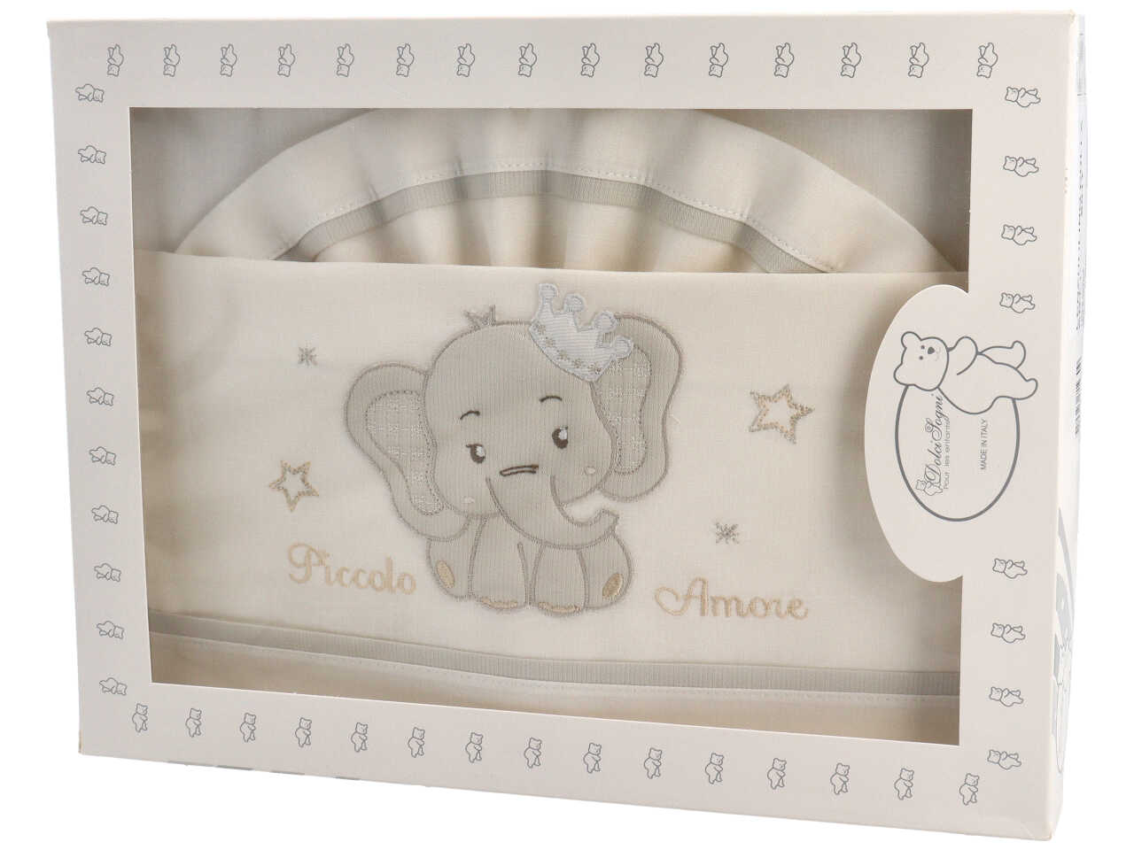 SET LENZUOLA CULLA RICAMATO PANNA SLC6017-004