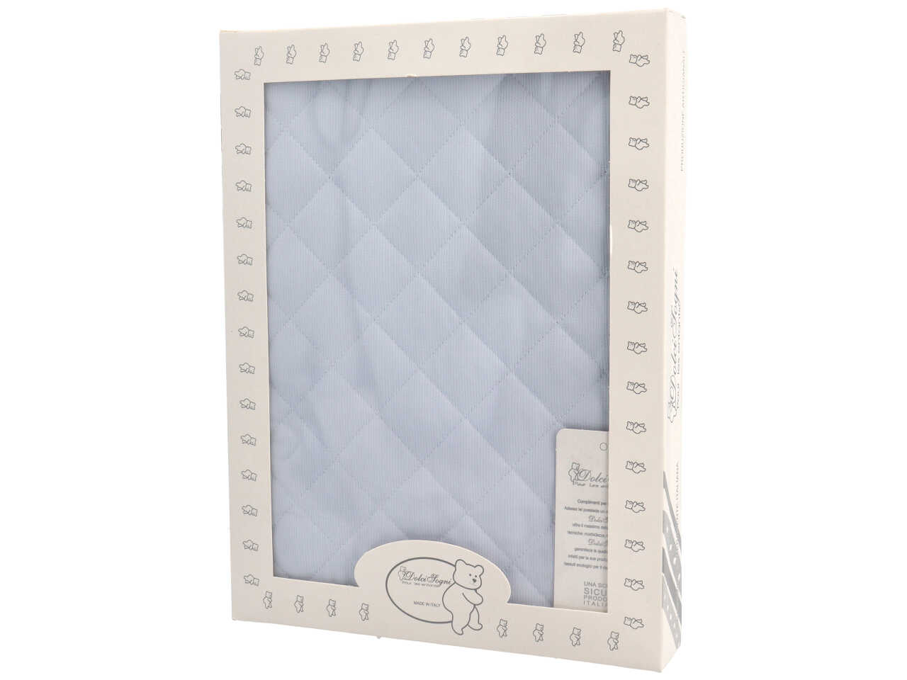 COPERTA TRAPUNTATA CULLA PIQUET CIELO TRS401-001