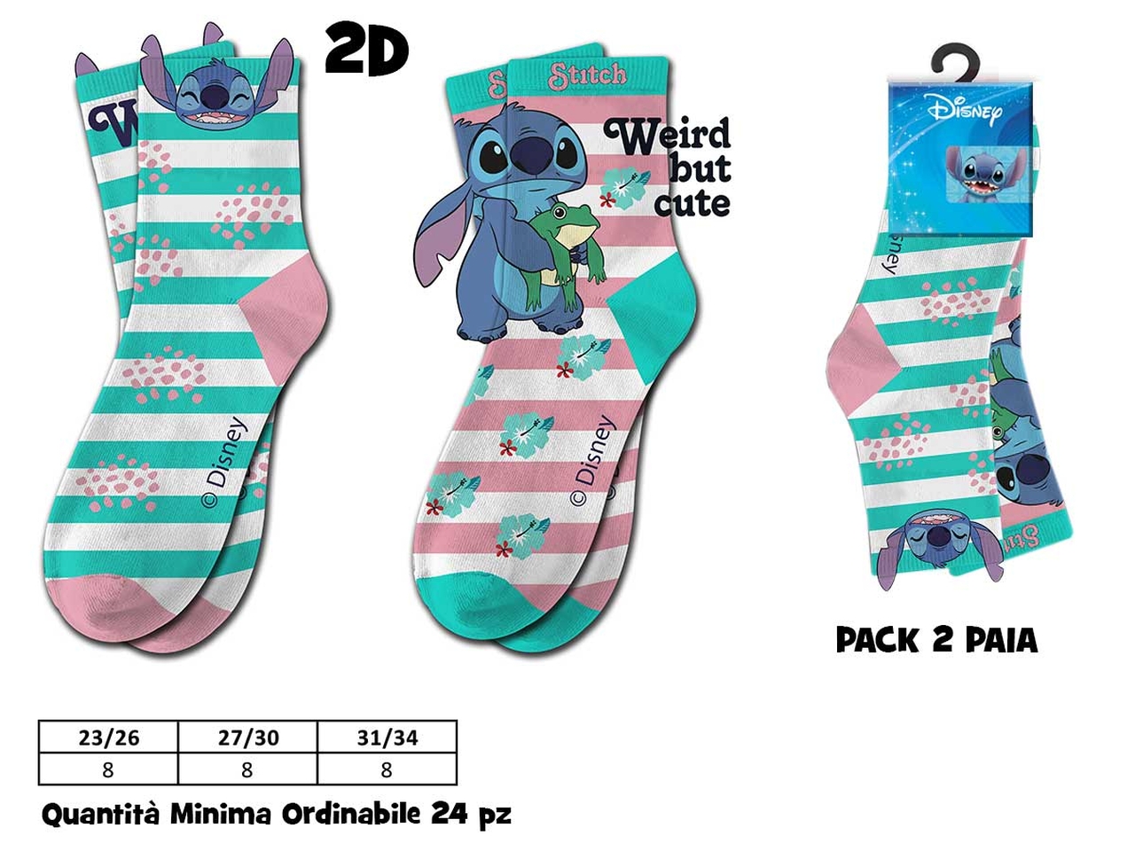 CALZINI MEDI 2 PAIA STITCH D07627 AS CALZINI MEDI 2 PAIA STITCH D07627 AS