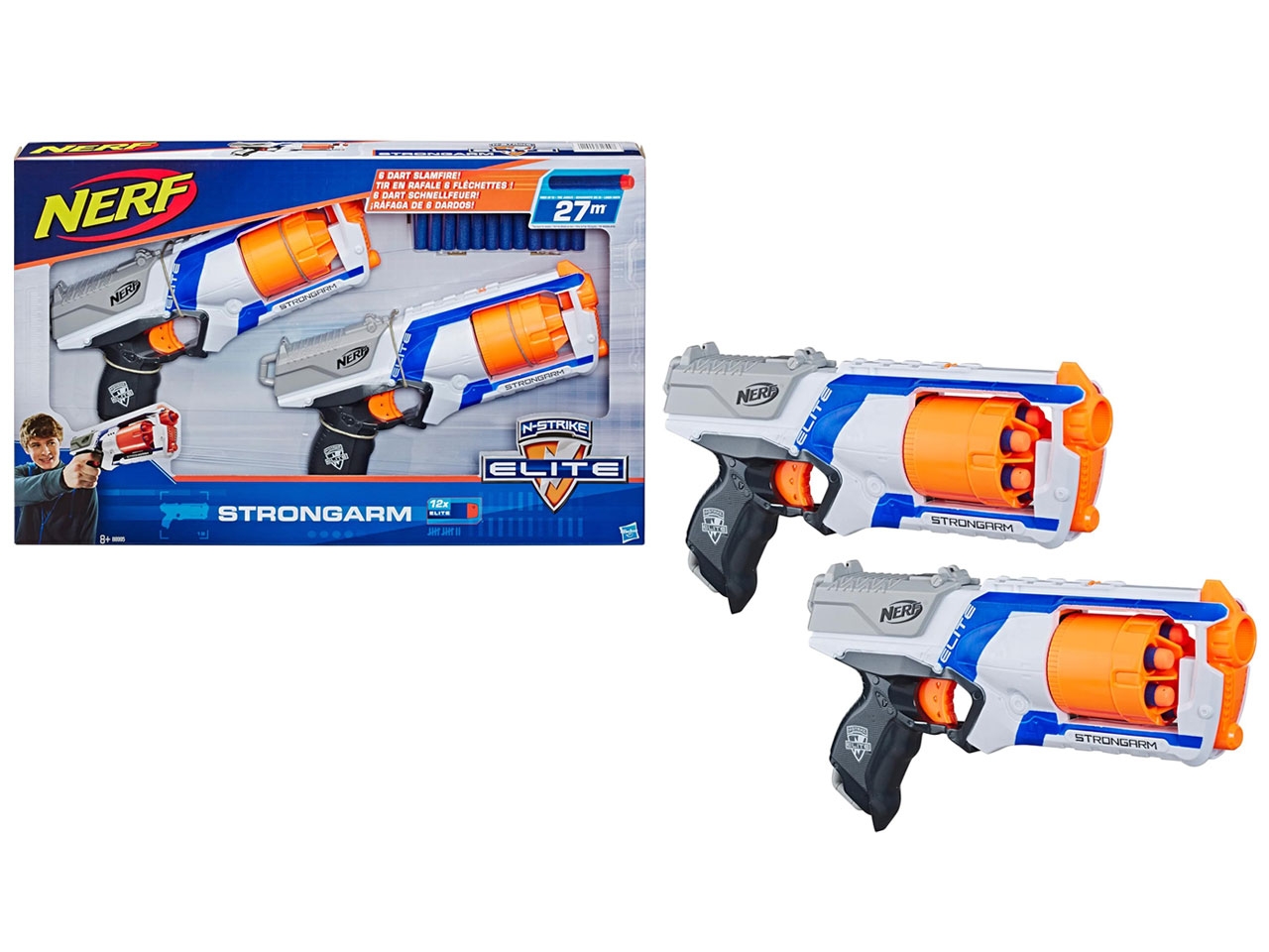 NERF STRONGARM 2 PEZZI B8995