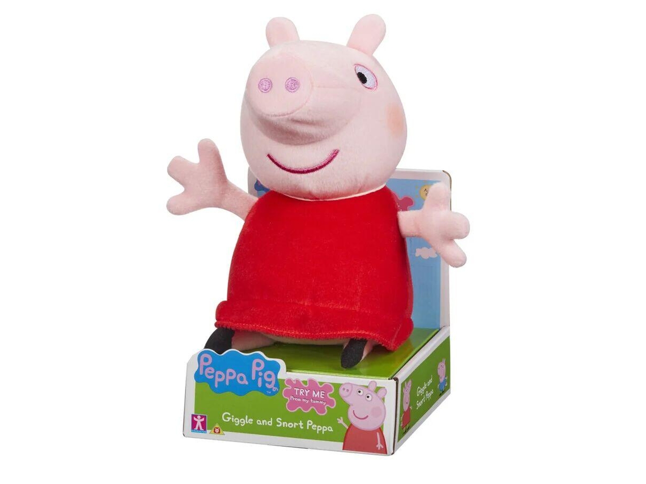 PEPPA PIG PELUCHE RIDE E GRUGNISCE 20CM 37729