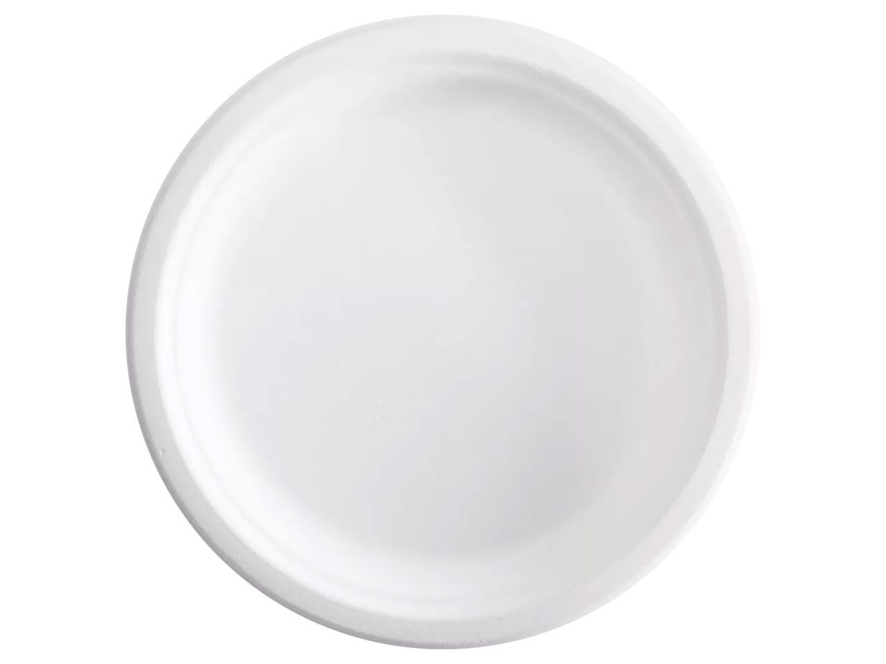 PIATTO TONDO PIANO BAGASSA 23CM 50PZ BPC003BIO50F