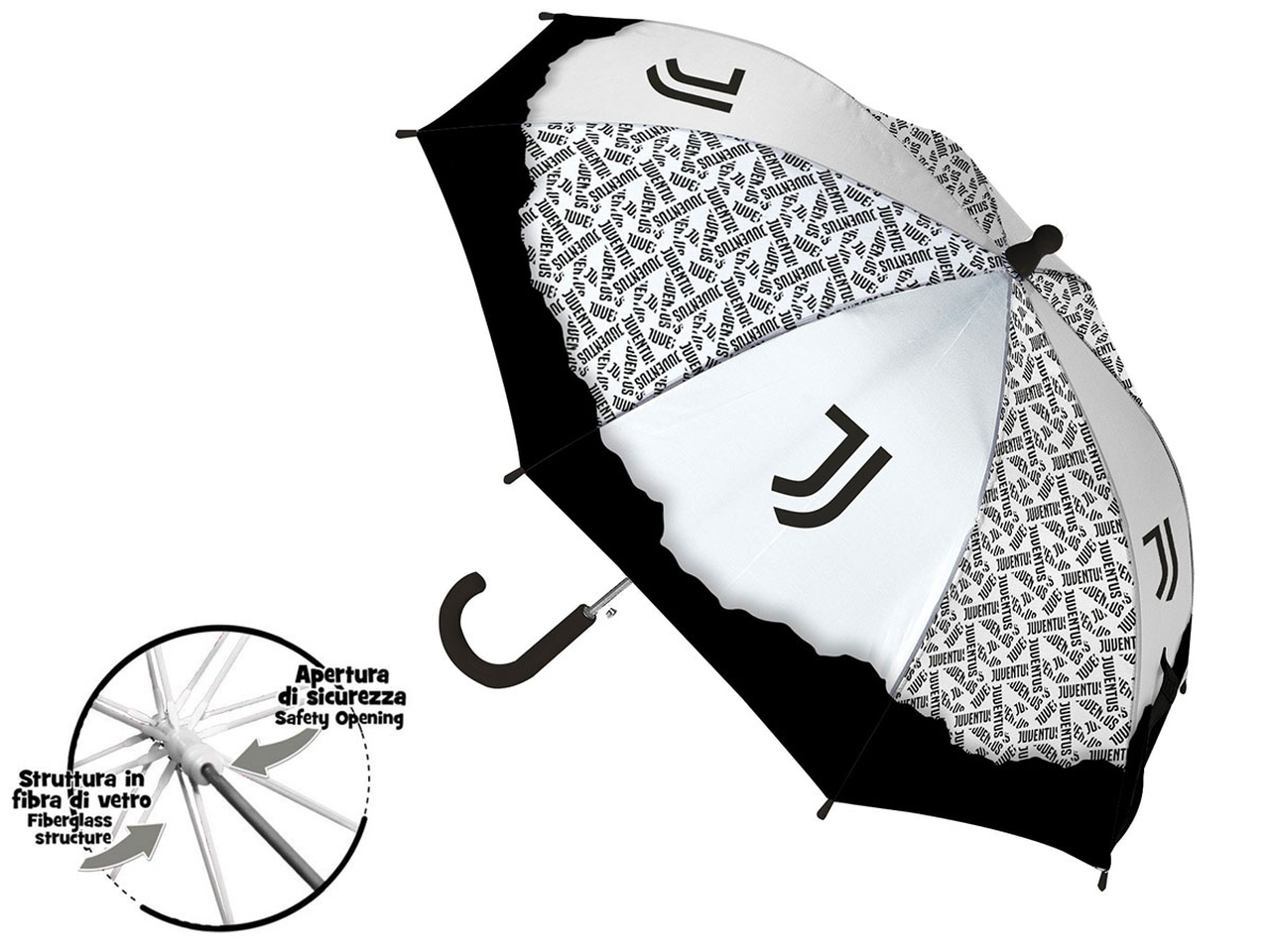 OMBRELLO POE 42/8 MANUALE JUVENTUS S05756 MC