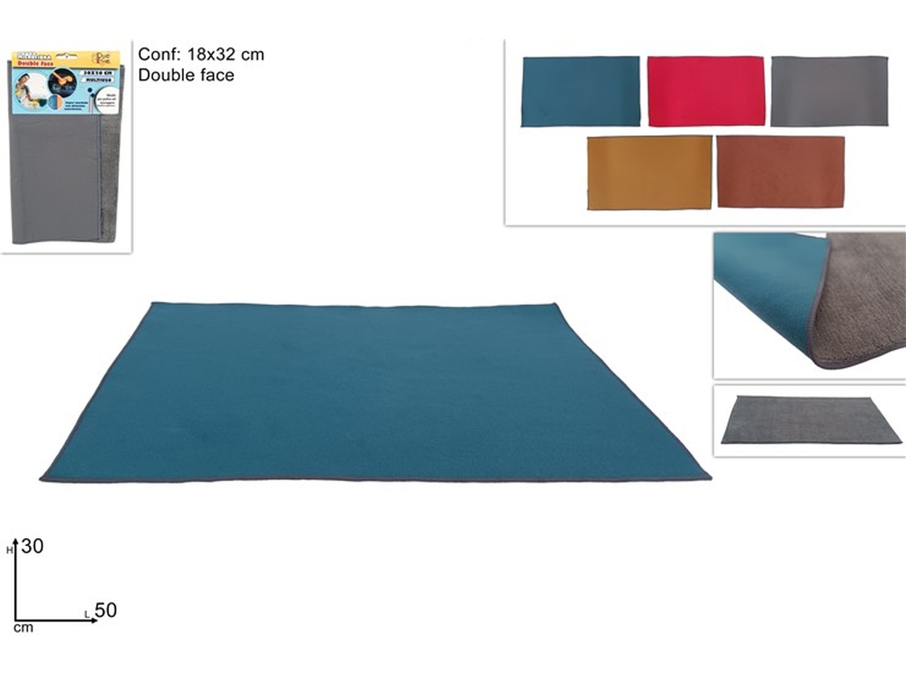 PANNO MICROFIBRA MULTIUSO 30X50CM DEV24004391 PANNO MICROFIBRA MULTIUSO 30X50CM DEV24004391