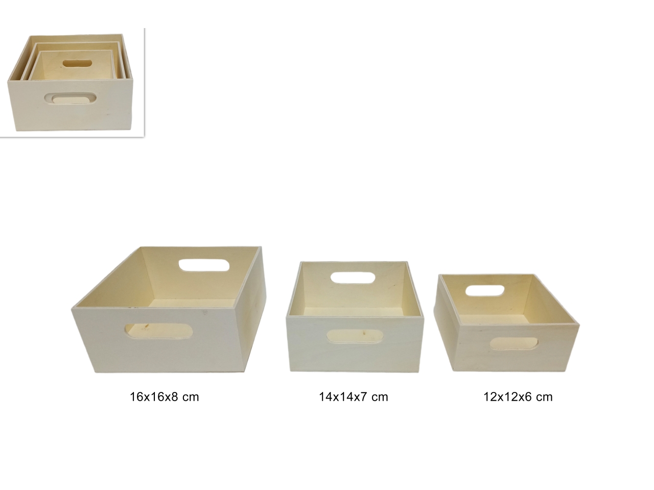 CASSETTE LEGNO QUADRATE SET 3 MISURE DEV22007771