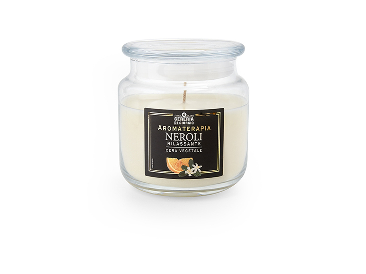 CANDELA PROF. IN GIARA NEROLI 10X10CM AR00801NER