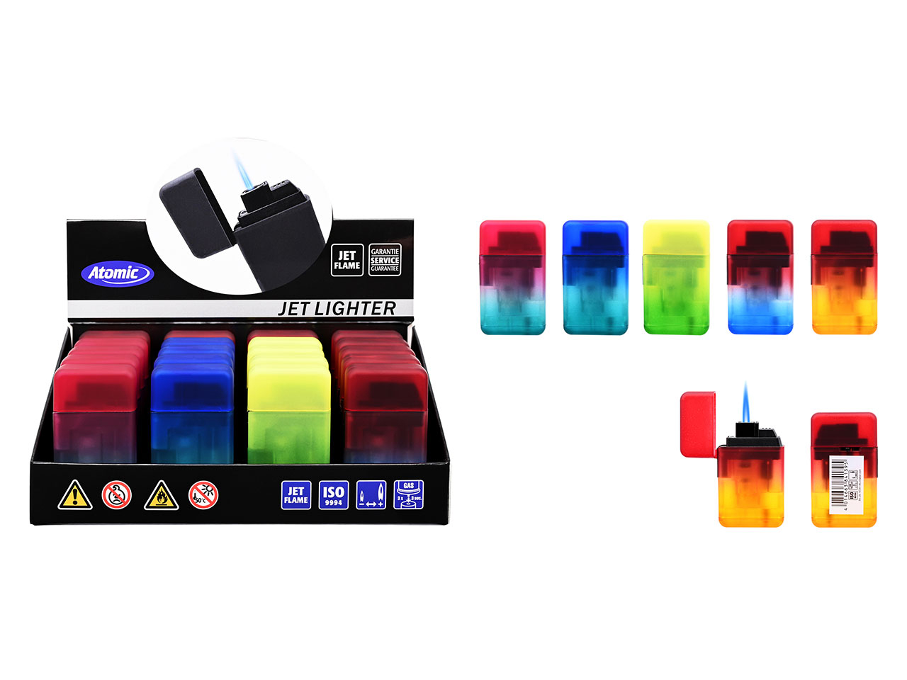 ACCENDINO ATOMICO ELETTR. BLUE 20pz 2514351