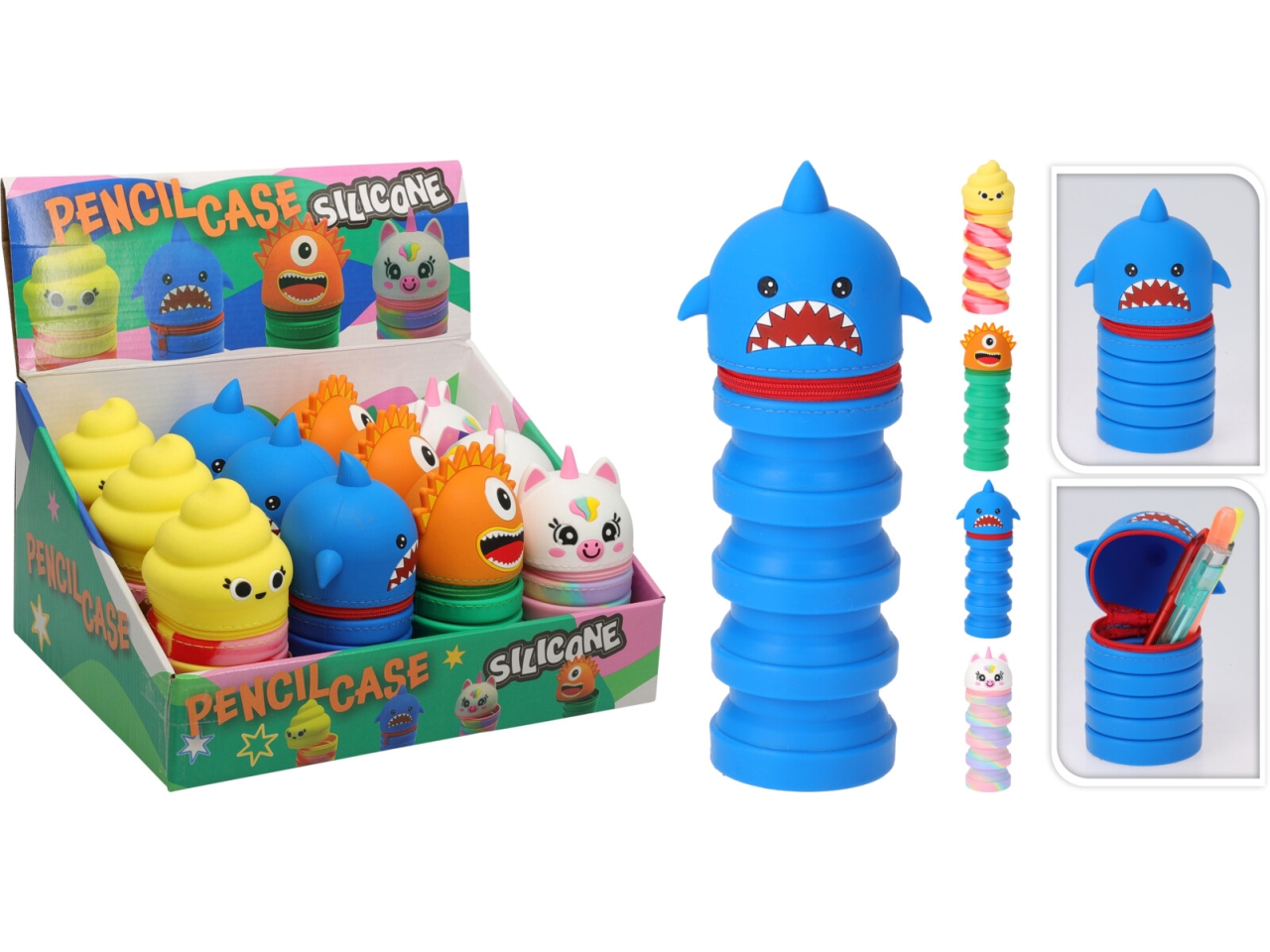 ASTUCCIO SILICONE 12X6CM ASS. 491018080