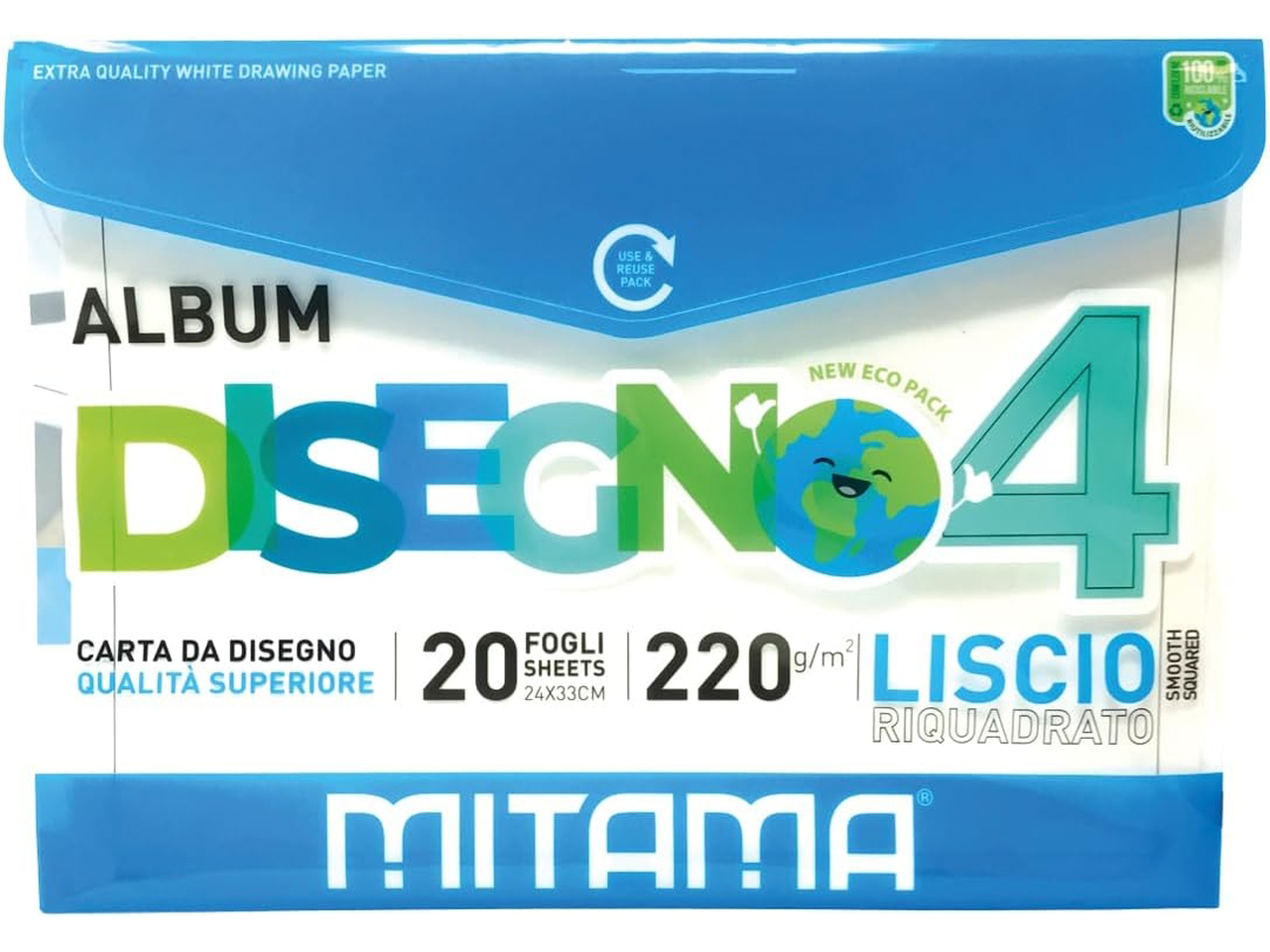 MITAMA ALBUM DISEG.20F24X33 220GR.LISCIO RIQ 62183