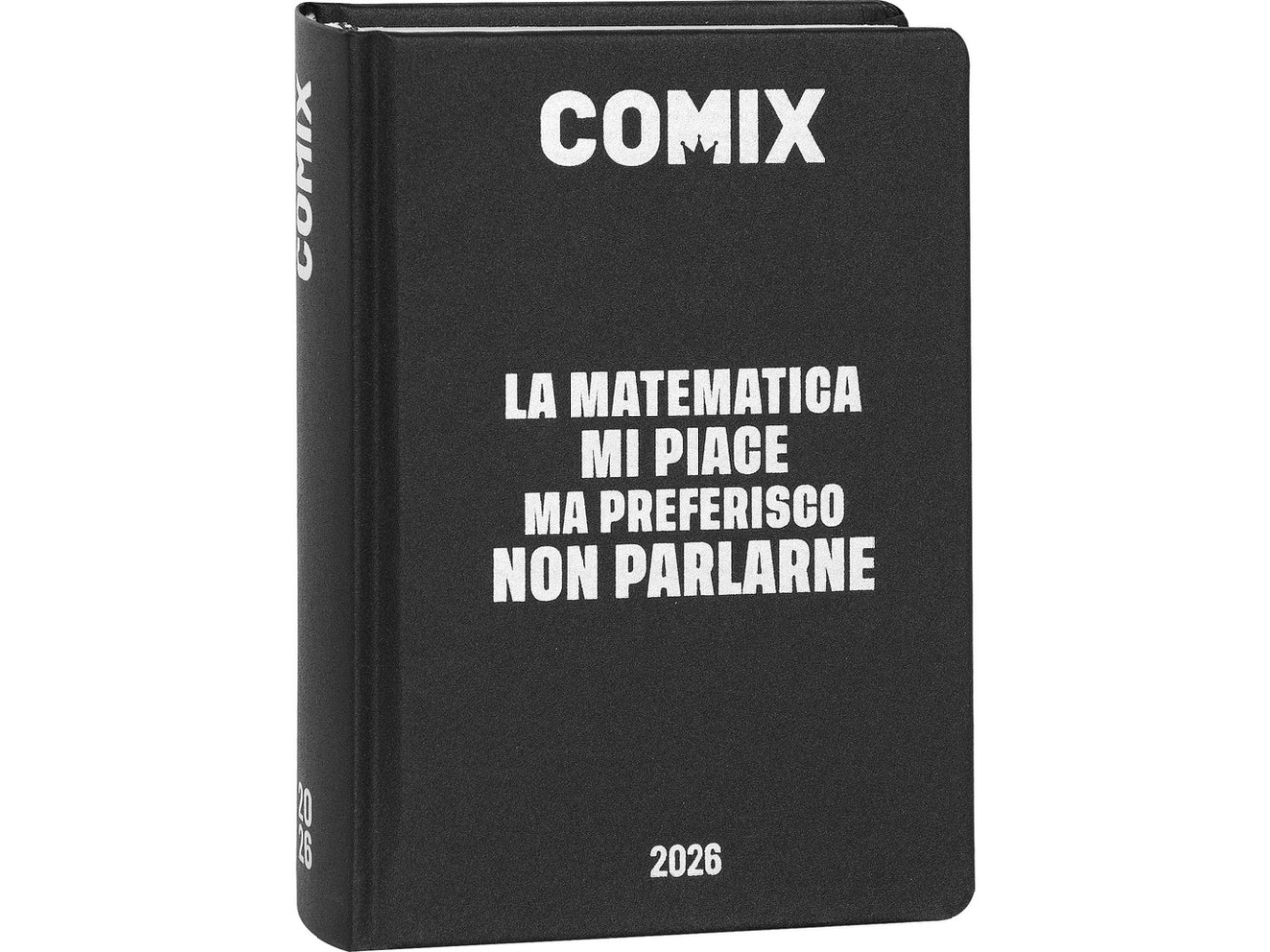 AGENDA COMIX MINI 2025/26 16M BLACK&SILVER 74088BS