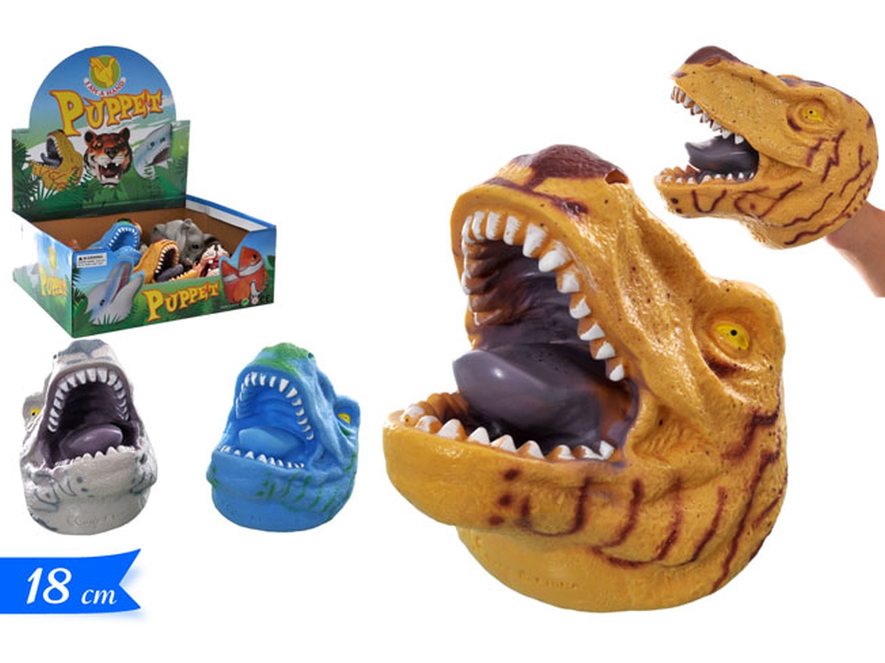 MARIONETTA DA MANO-DINOSAURO ASSORTITA 530111