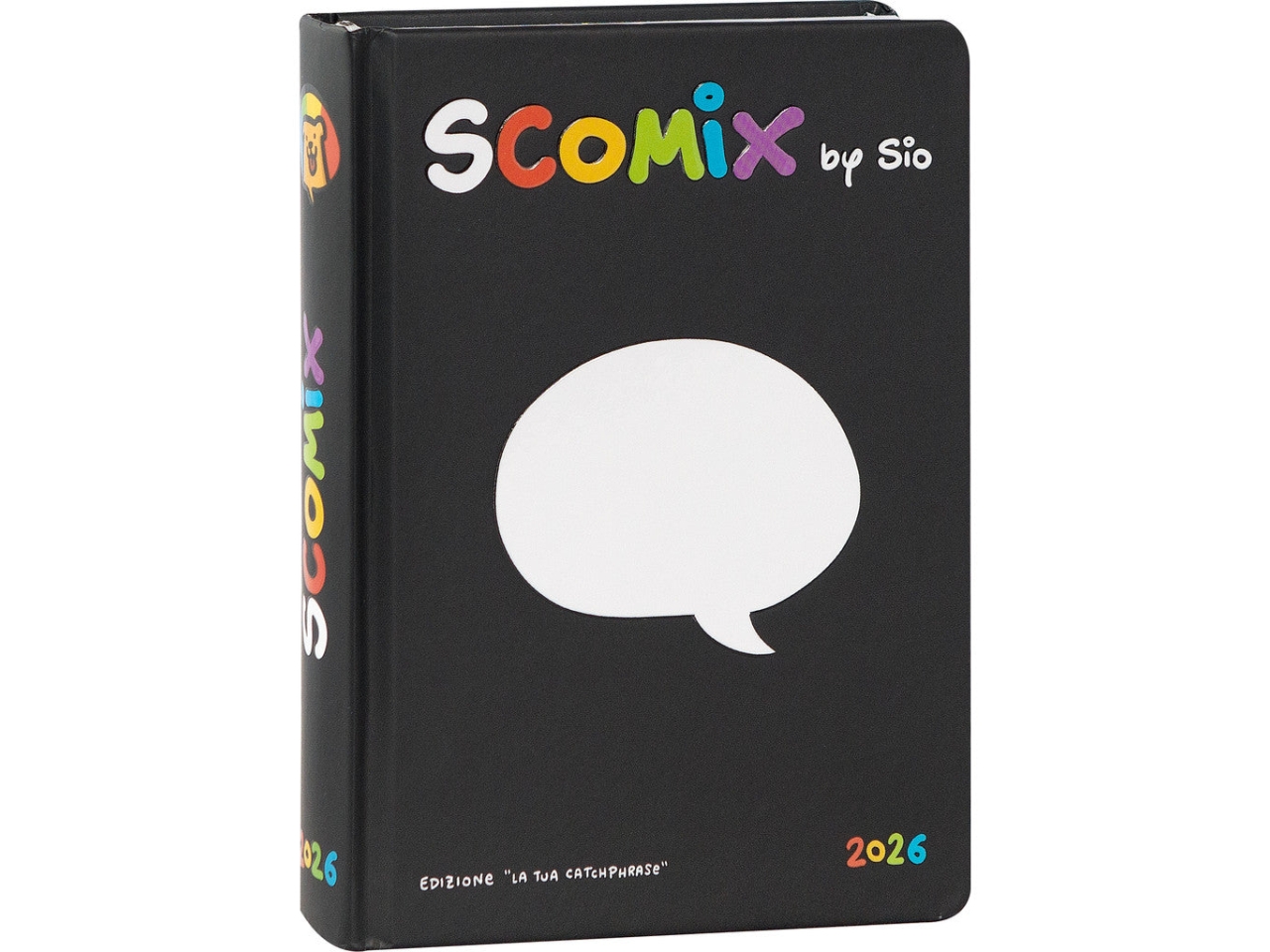 AGENDA SCOMIX MEDIUM 2025/26 16M BLACK 73505BK