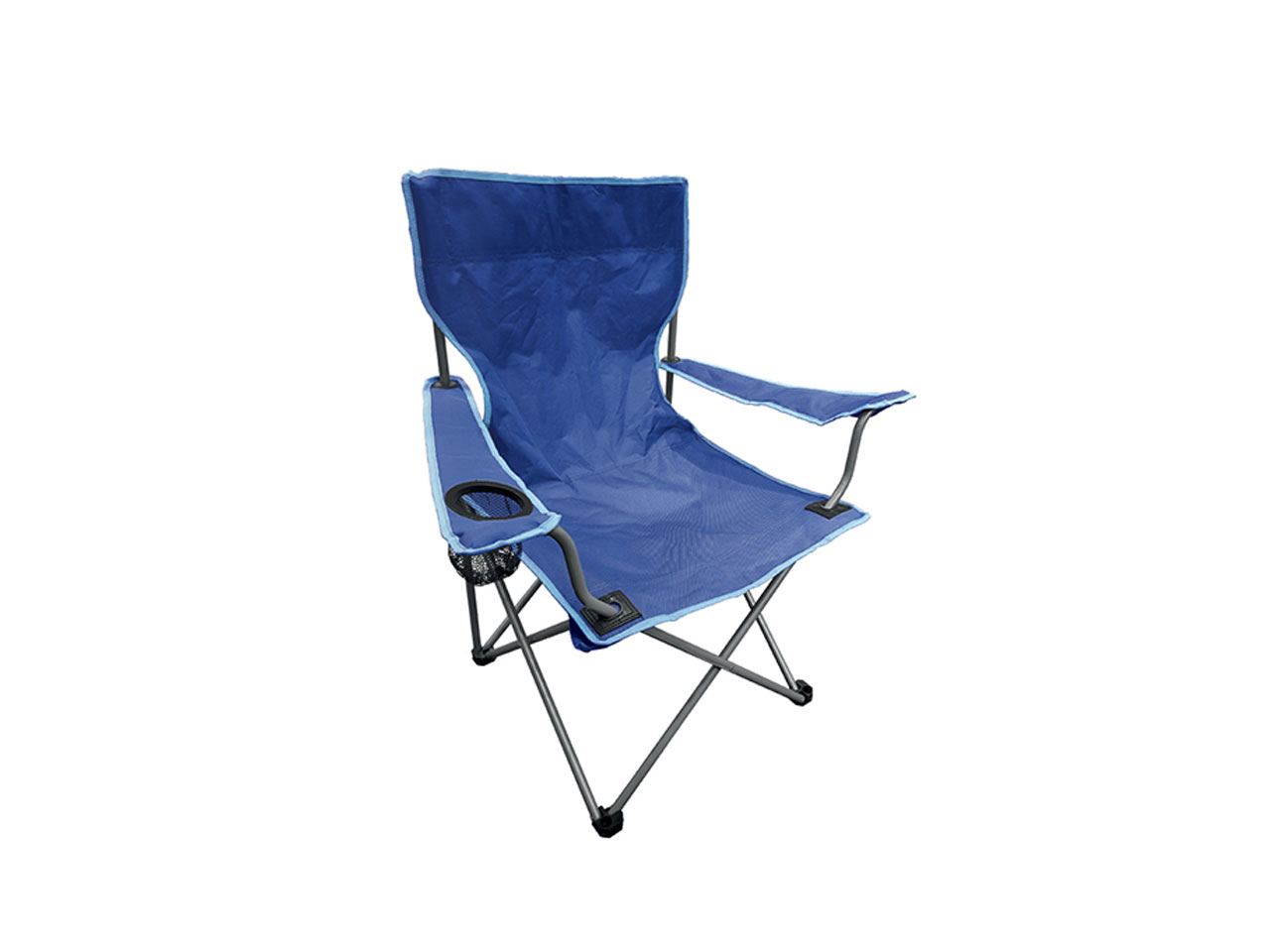 SEDIA CAMPING FERRO OMBRELLO POLY BLU FU-042 SEDIA CAMPING FERRO OMBRELLO POLY BLU FU-042