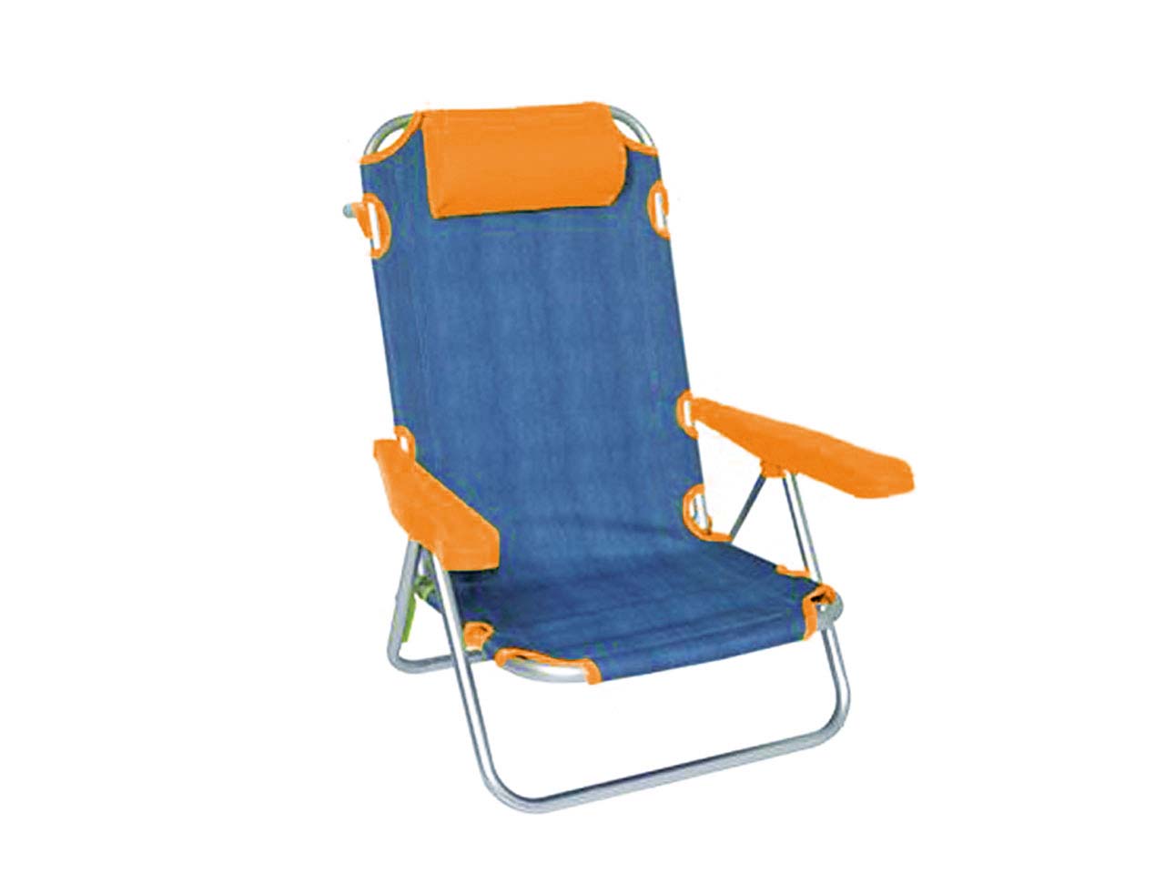 SPIAGGINA PARTY POLY ALLUM.61X61X81 ARANCIO HU-119