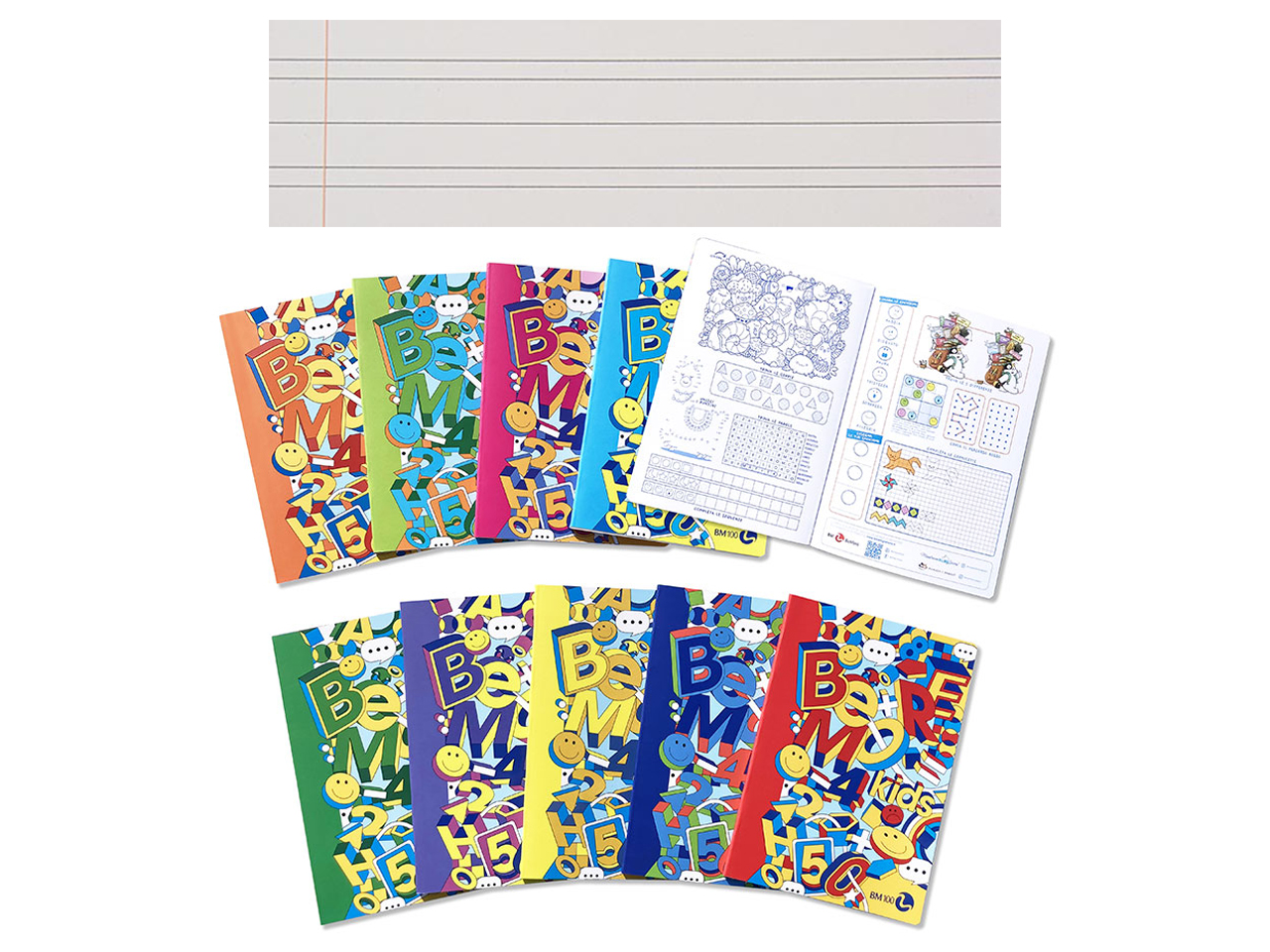 QUADERNO MAXI KIDS 100GR 10PZ RIG.B 123335 QUADERNO MAXI KIDS 100GR 10PZ RIG.B 123335