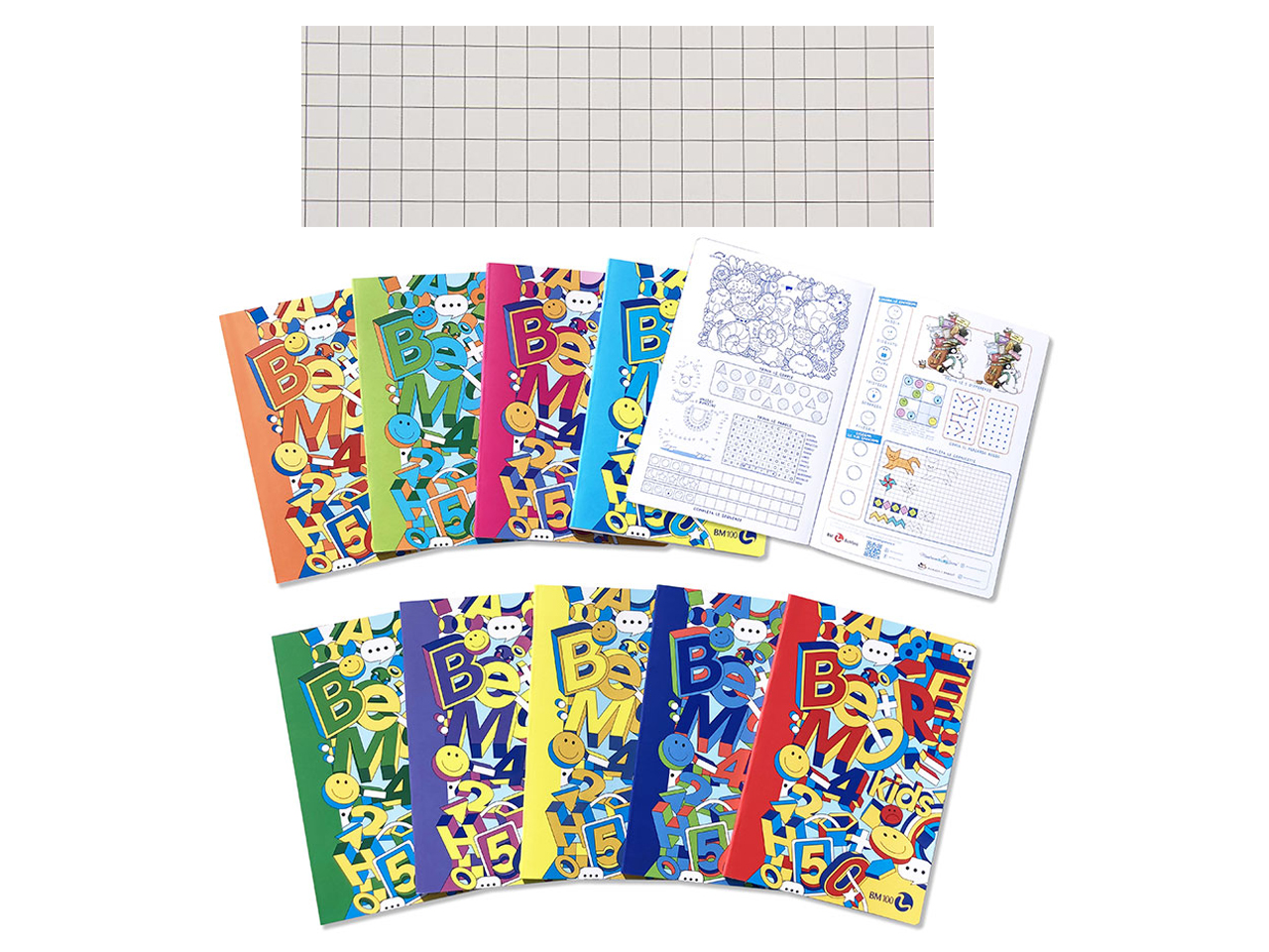 QUADERNO MAXI KIDS 100GR 10PZ RIG.5MM 123337