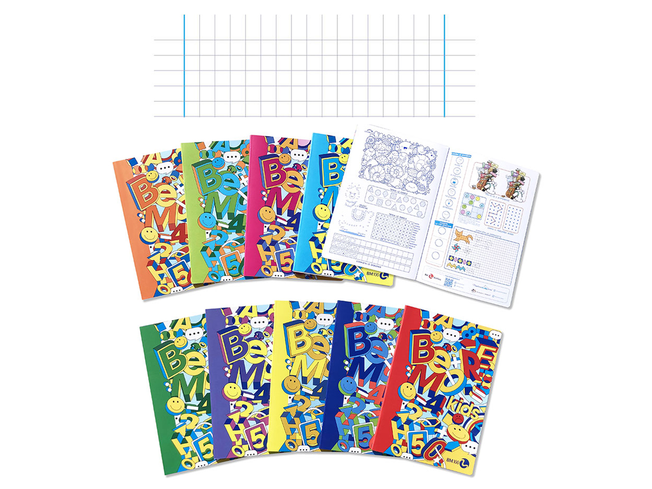 QUADERNO MAXI KIDS 100GR 10PZ RIG. 10F 123340