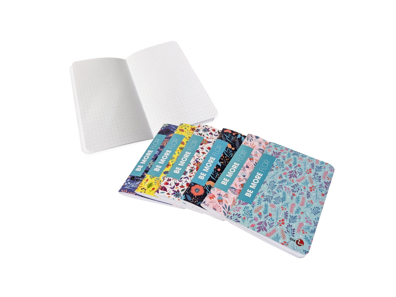 QUADERNO MINI A6 FLOR 80PG. RIG. PUNTINATO 123520