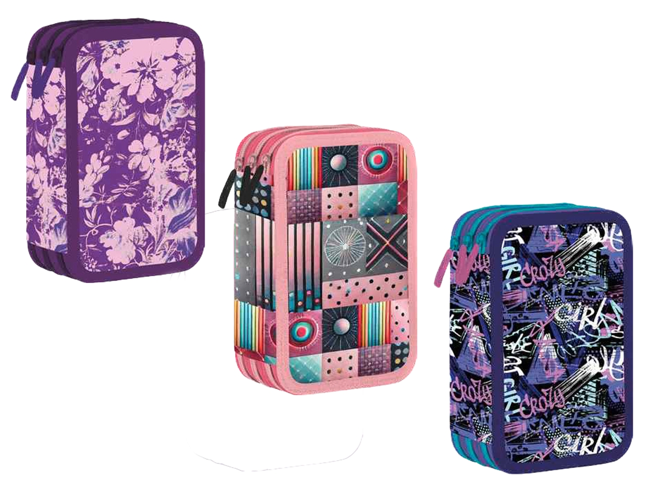 ASTUCCIO 3 ZIP GIOTTO TURBOCOLOR COLORI UW1205-A