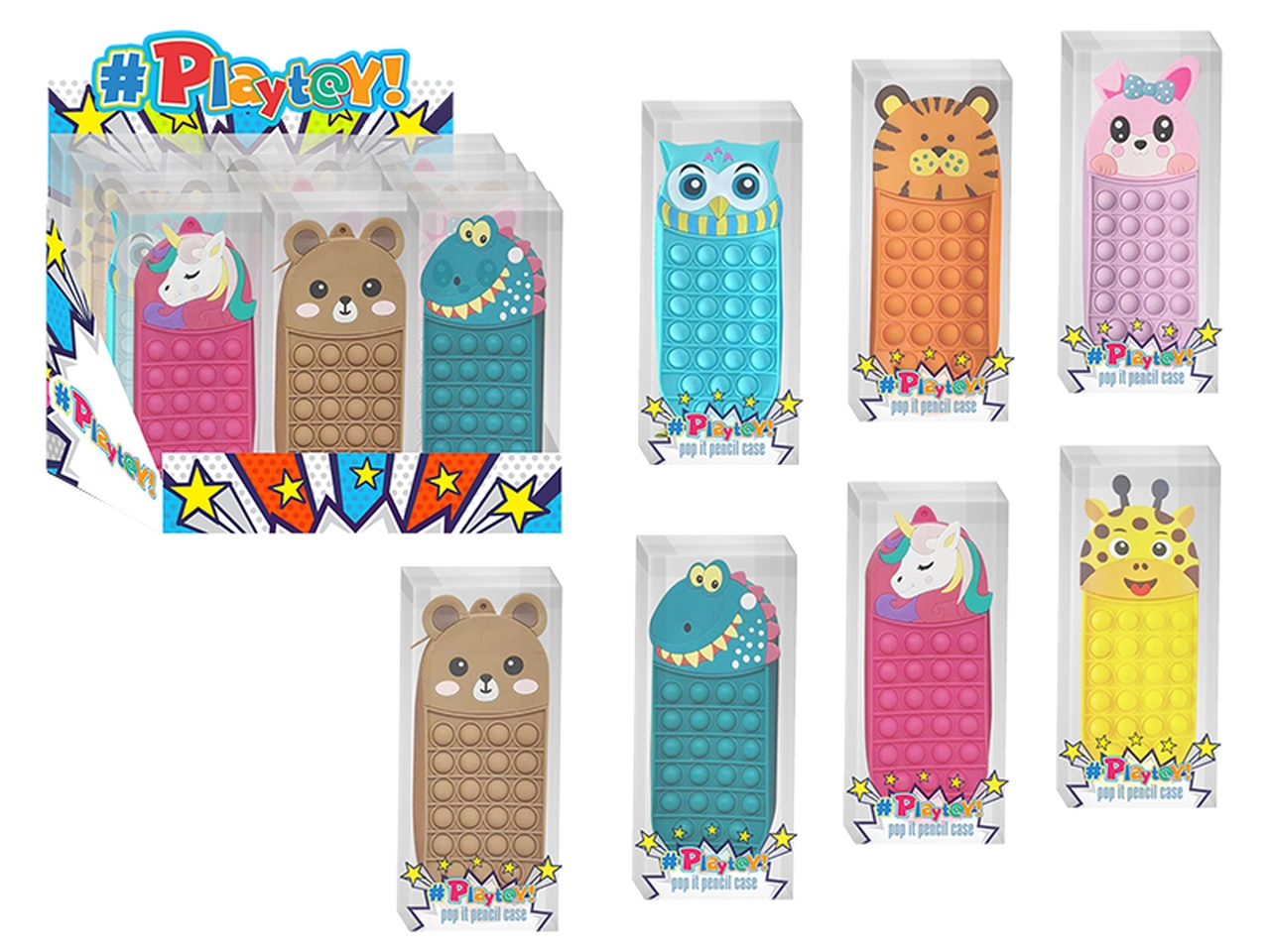 BAULETTO SILICONE POPIT PLAYTOY ANIMALETTI 13039 BAULETTO SILICONE POPIT PLAYTOY ANIMALETTI 13039