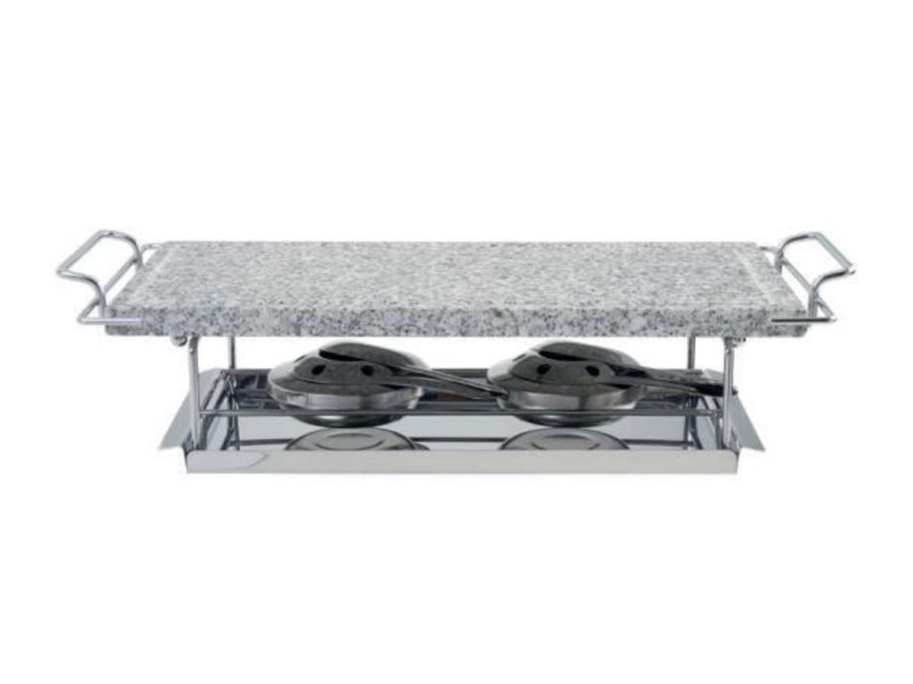 GRILL PIETRA + 2 BRUCIATORI 19X37CM EVA 100136