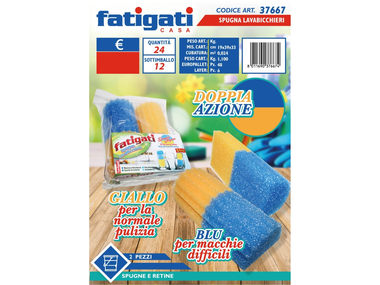 SPUGNA LAVABICCHIERI 2PZ. SPUGNA LAVABICCHIERI 2PZ.