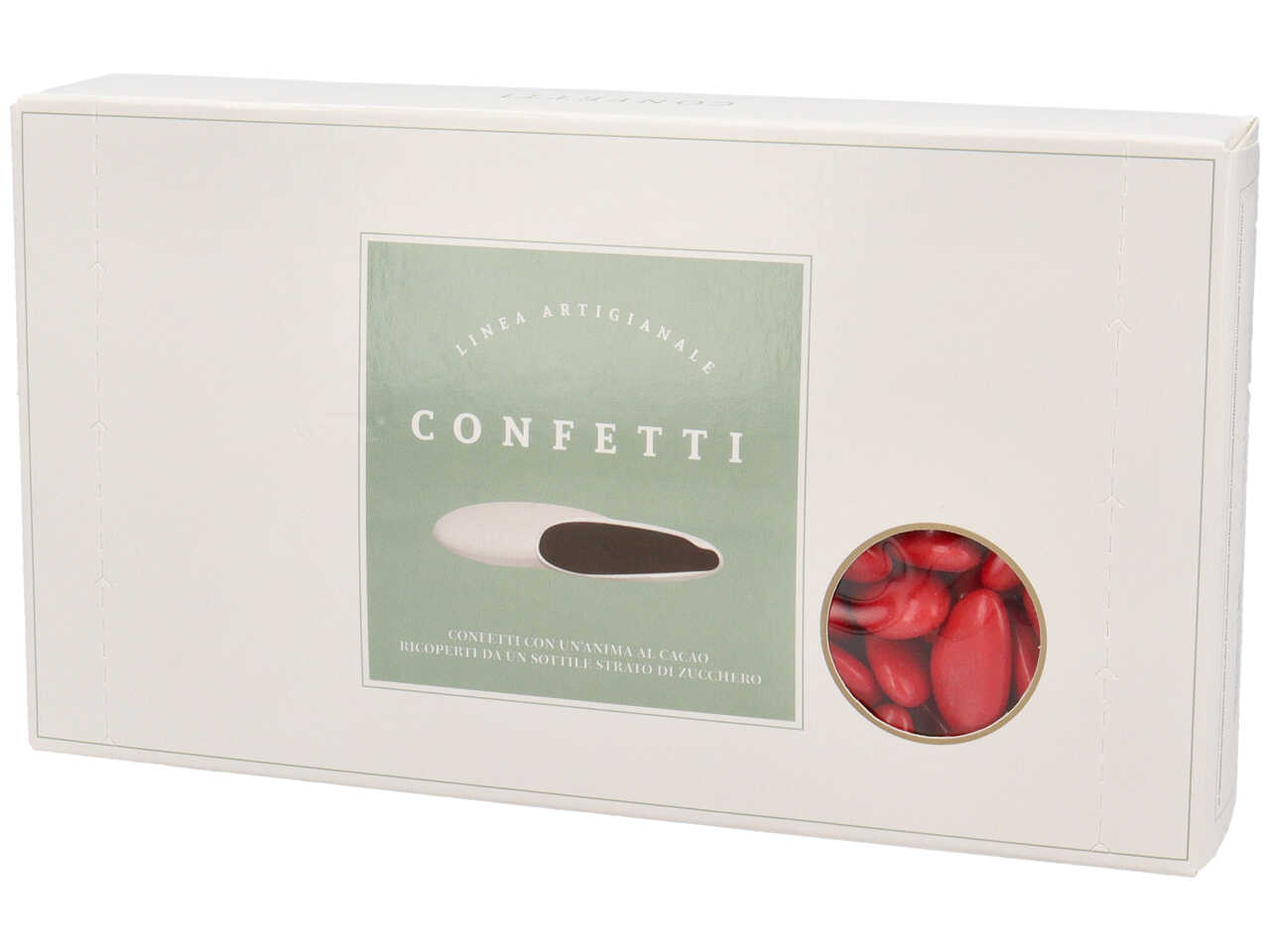 CONFETTI ROSSI AL CACAO 1KG CONFCACRS
