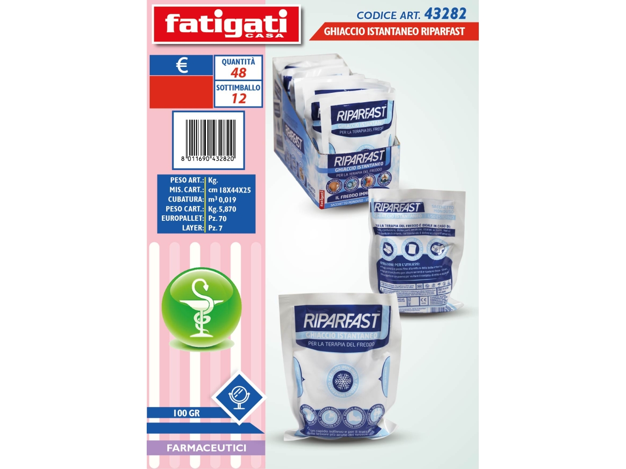 GHIACCIO ISTANTANEO  RIPARFAST 100GR