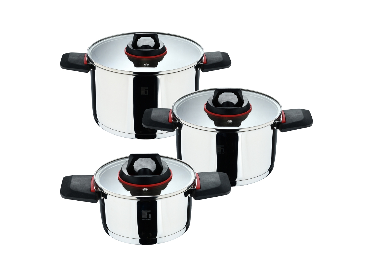 BATTERIA PENTOLE 6PZ INDUZIONE BG-32366-MM