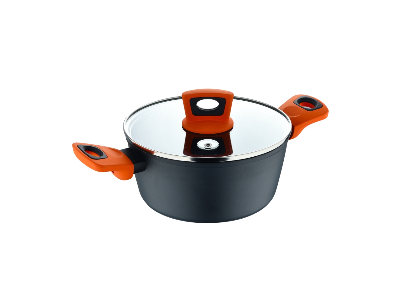 EMOTION CASSERUOLA C/COPERCHIO 24CM BG-56294-OR